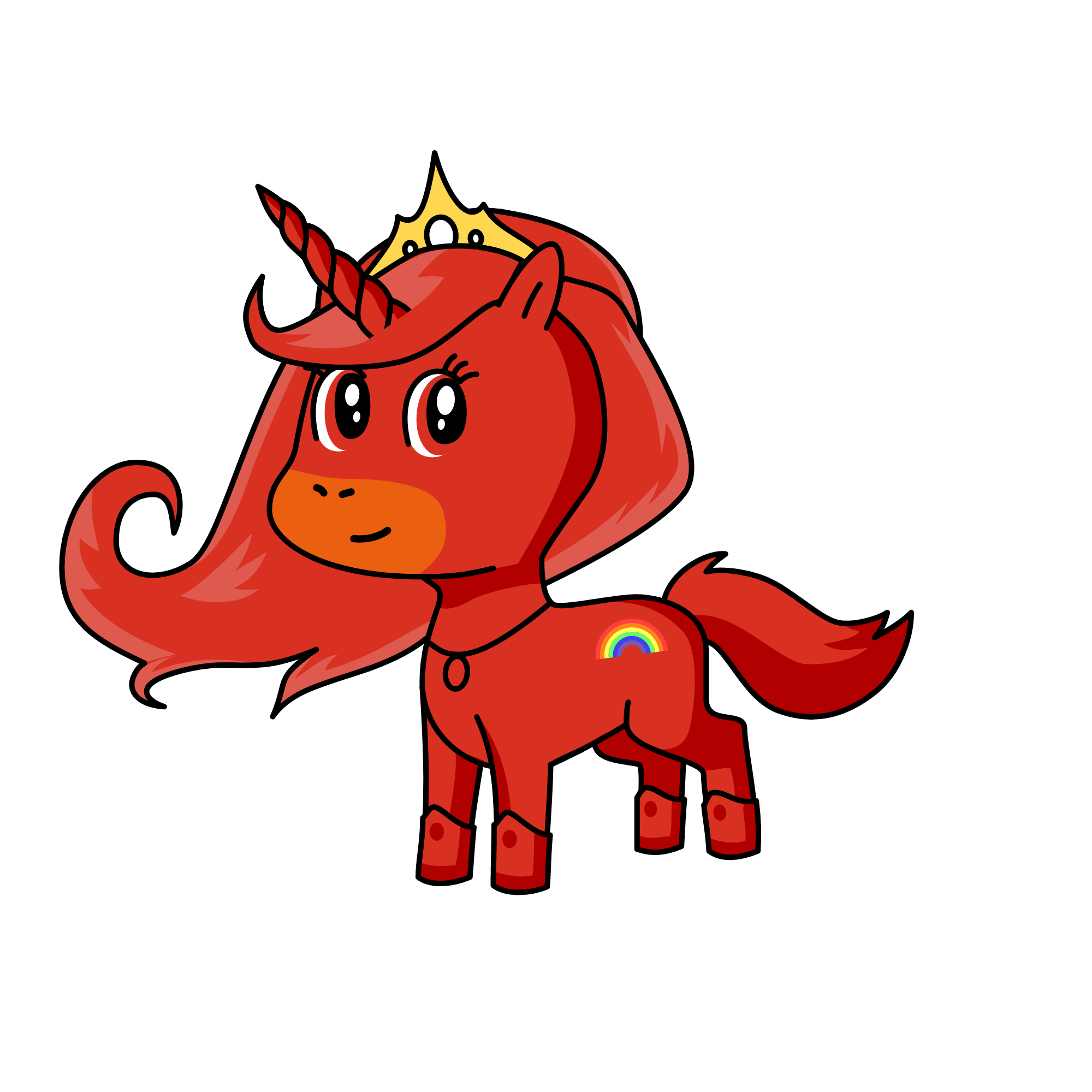 FIRE HORSE, the unicorn