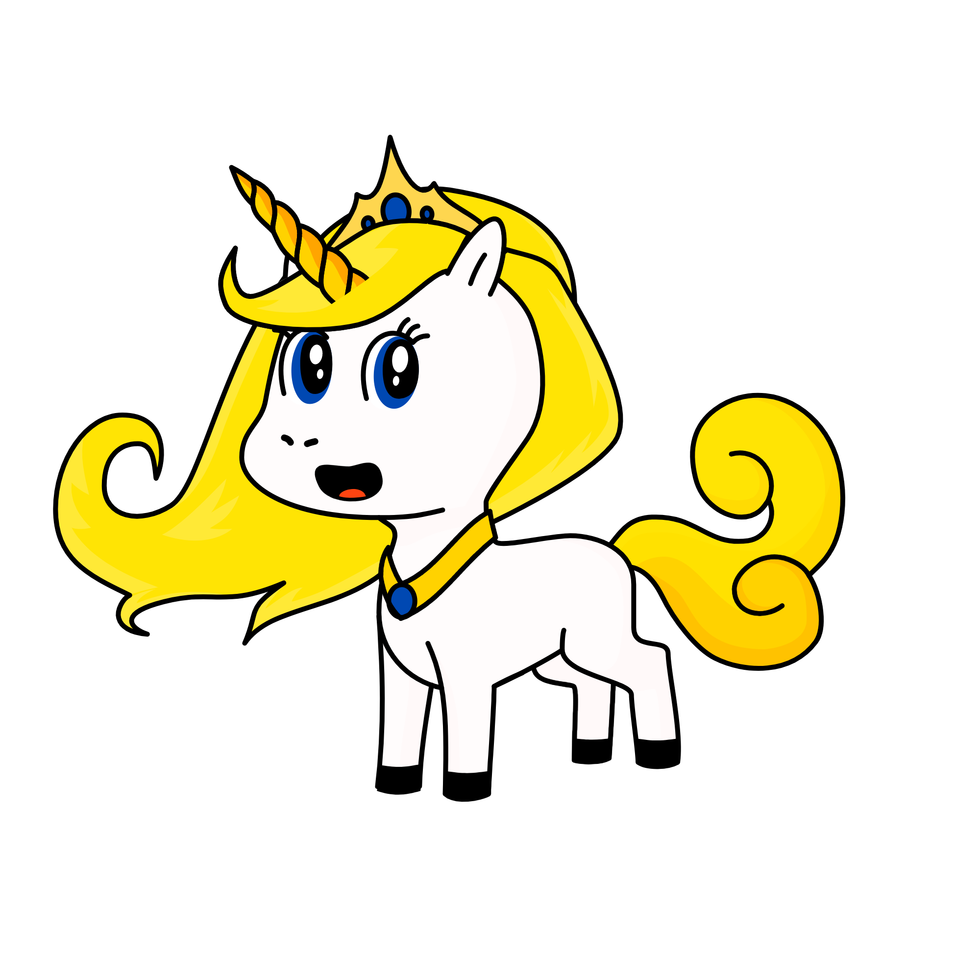 Queen Ice, the unicorn