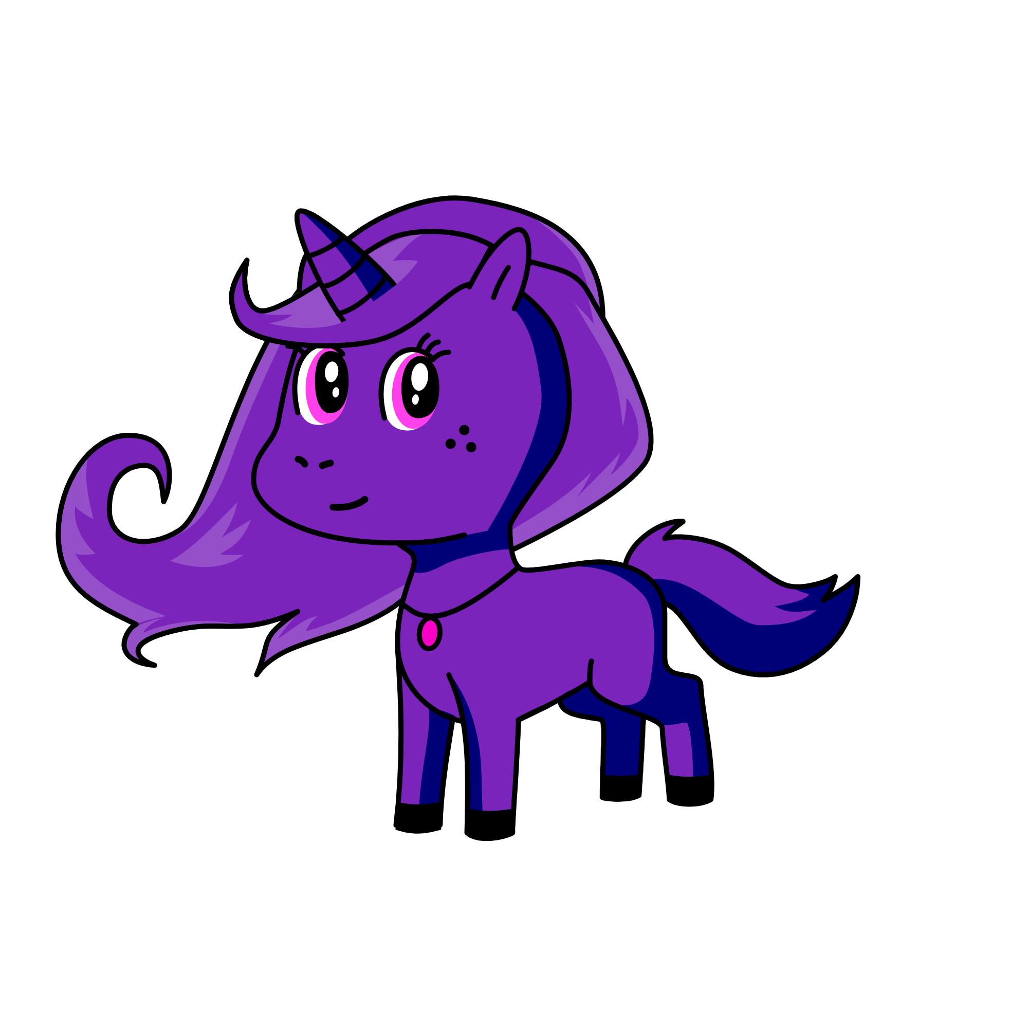 Twilight sparkle, the unicorn