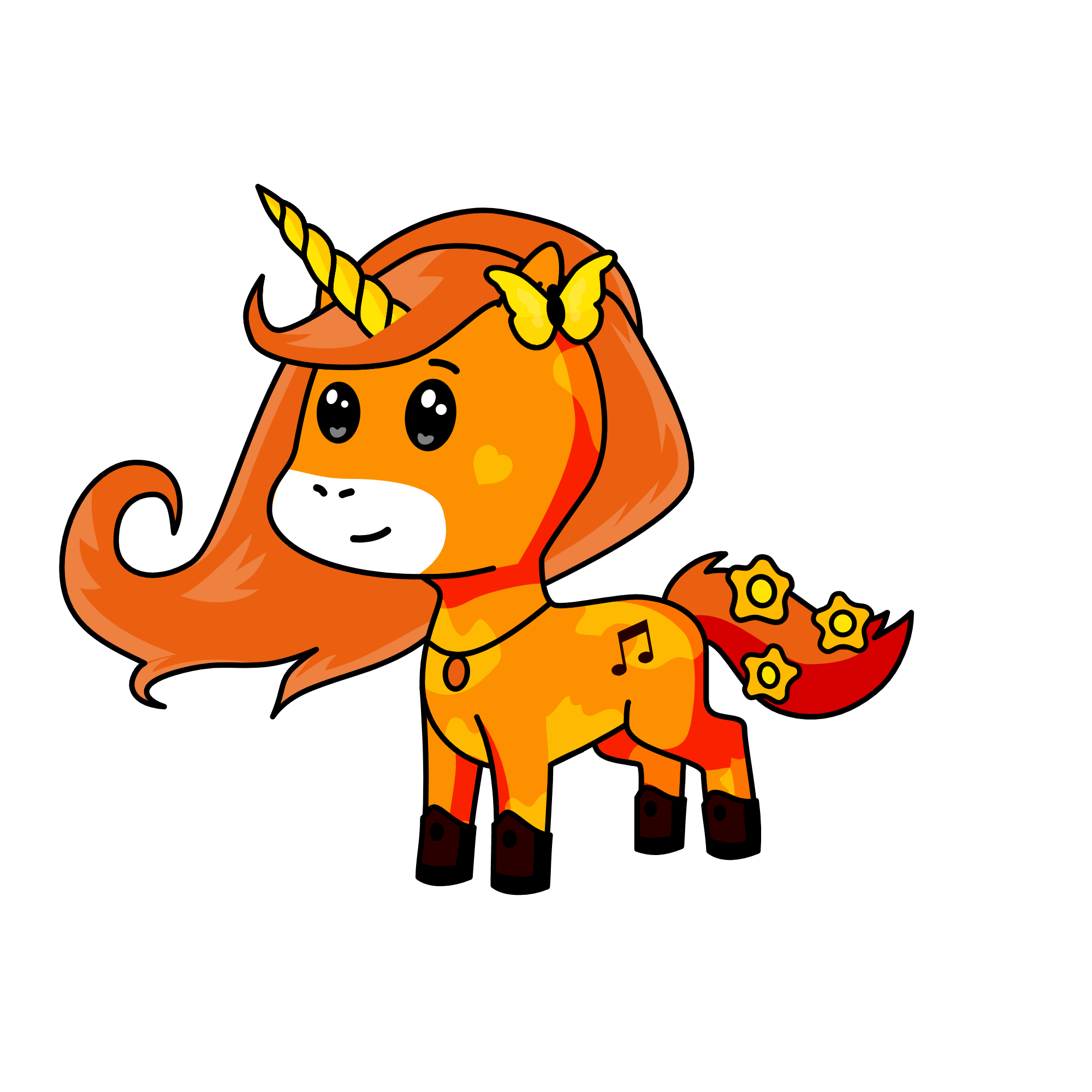Rena Rouge, the unicorn
