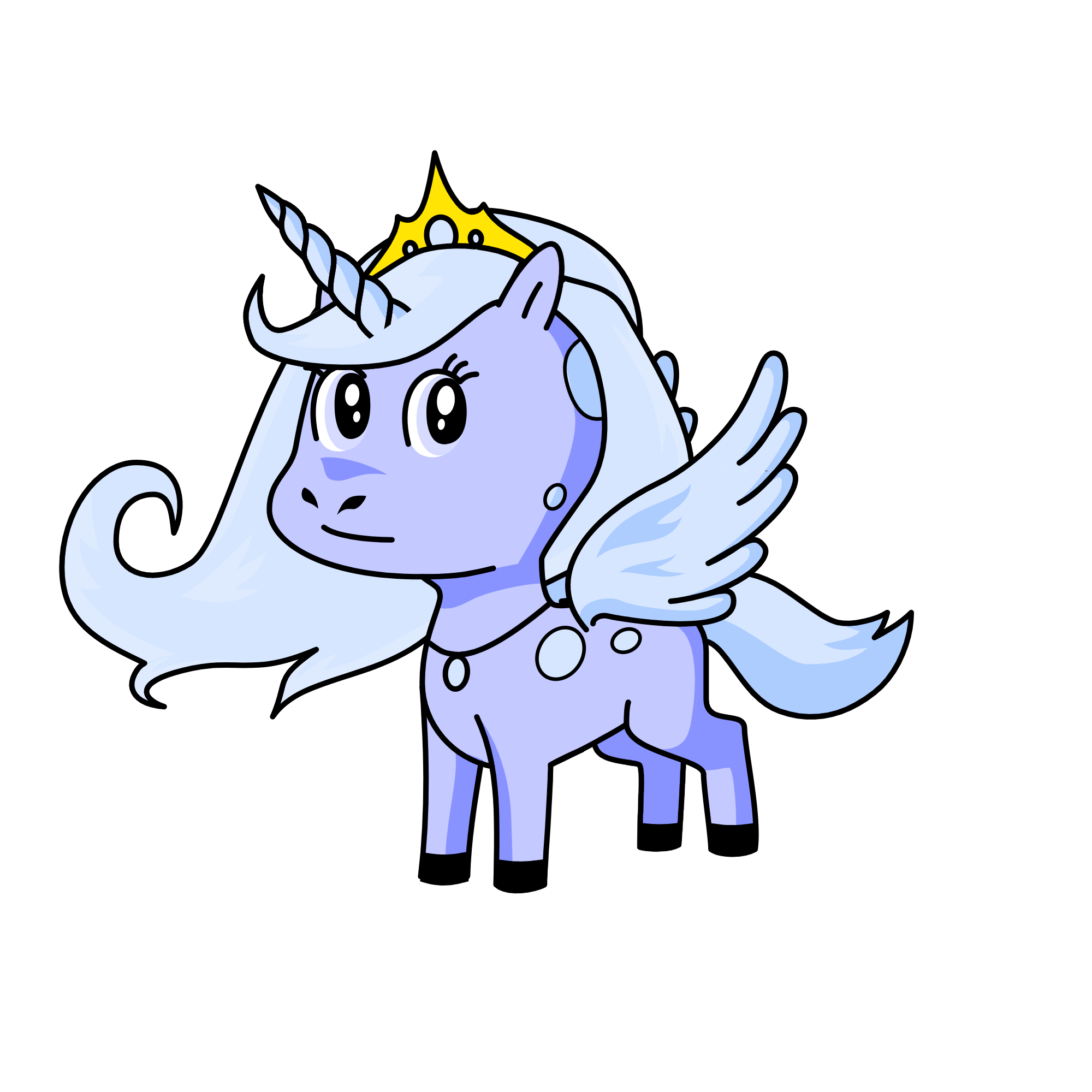 Snowy, the unicorn