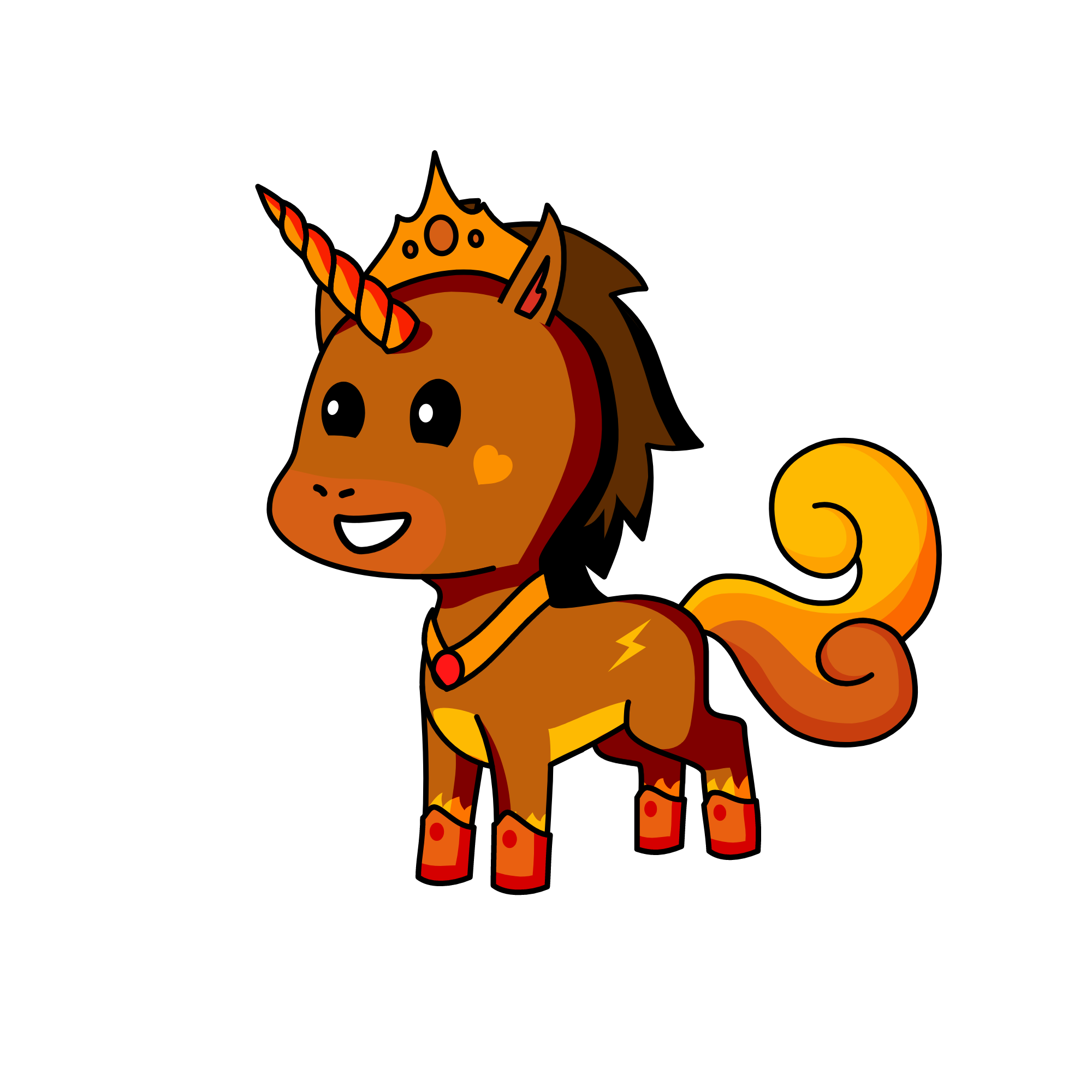 Prince Bright Light, the unicorn