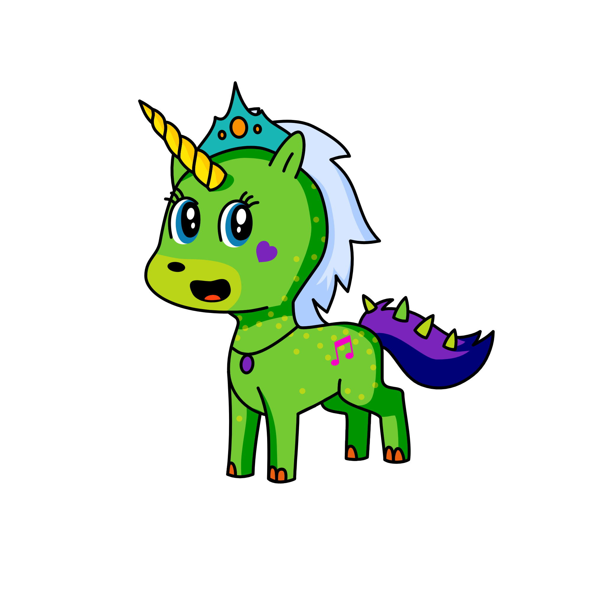 Random, the unicorn
