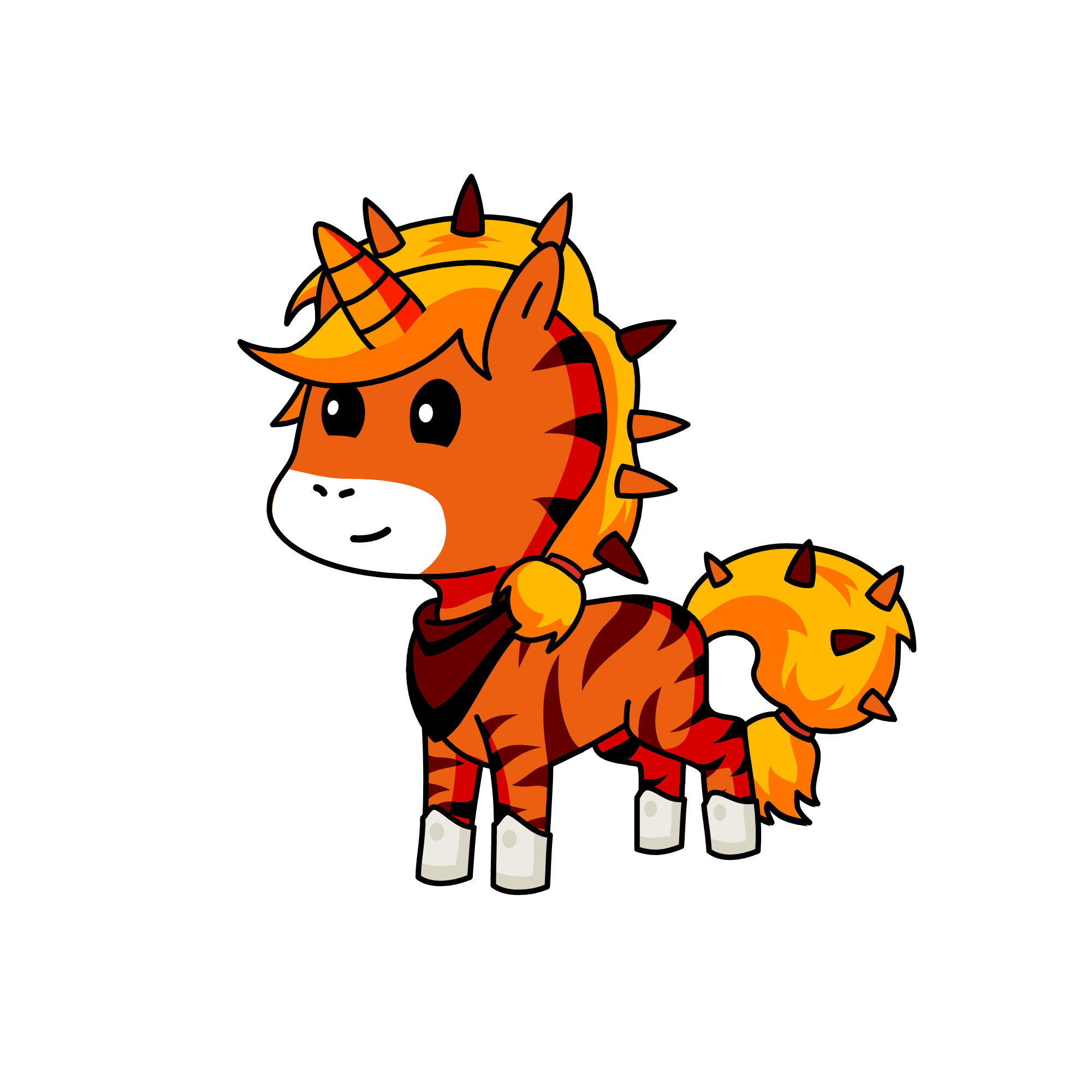 Madam Pricklet, the unicorn