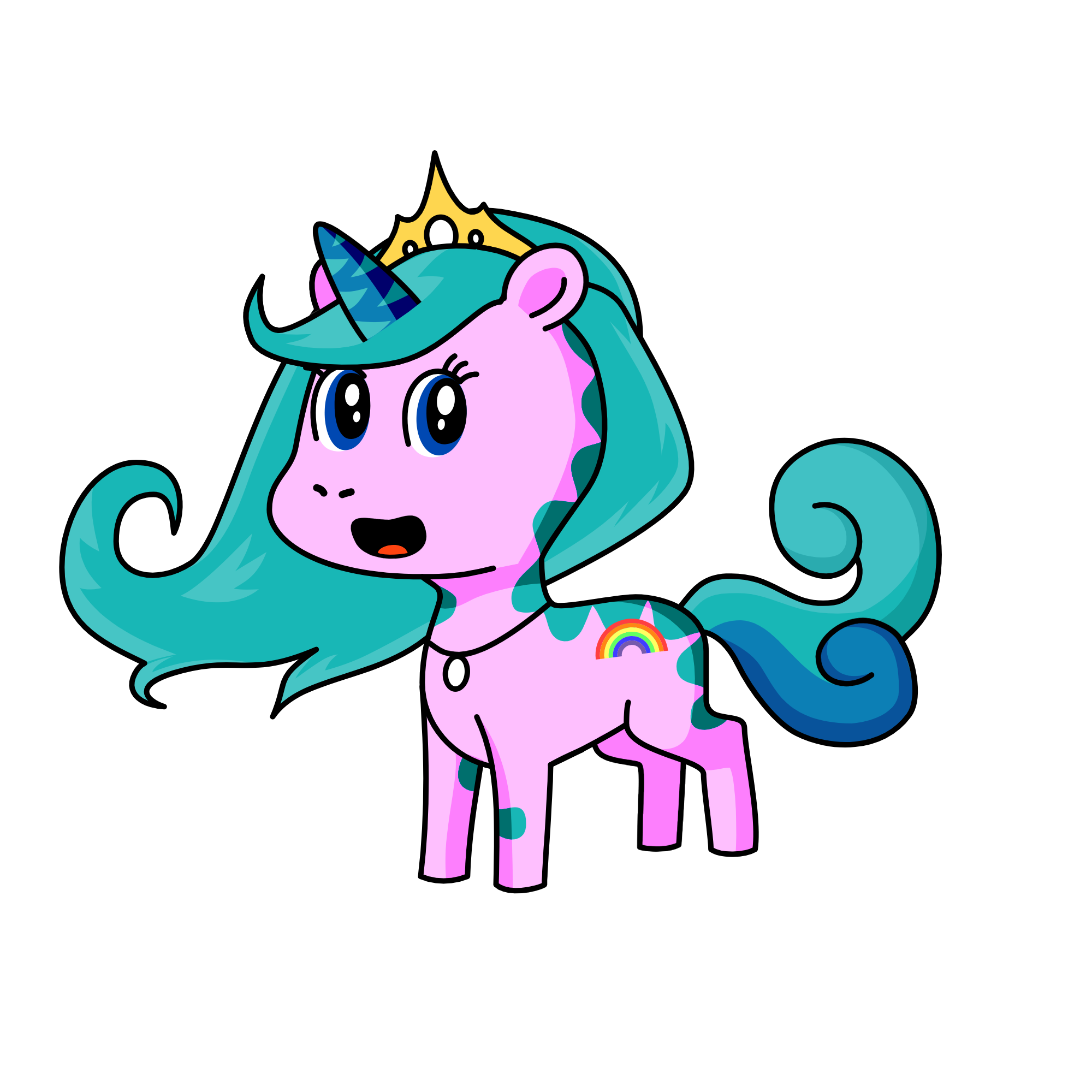 Queen Sarah, the unicorn