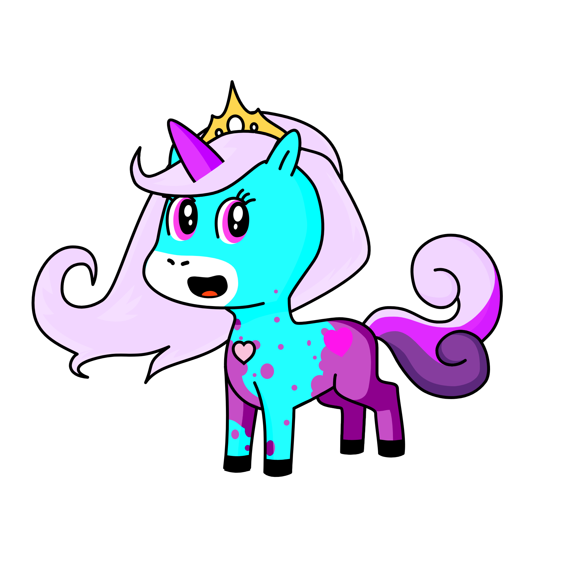queen amanda, the unicorn