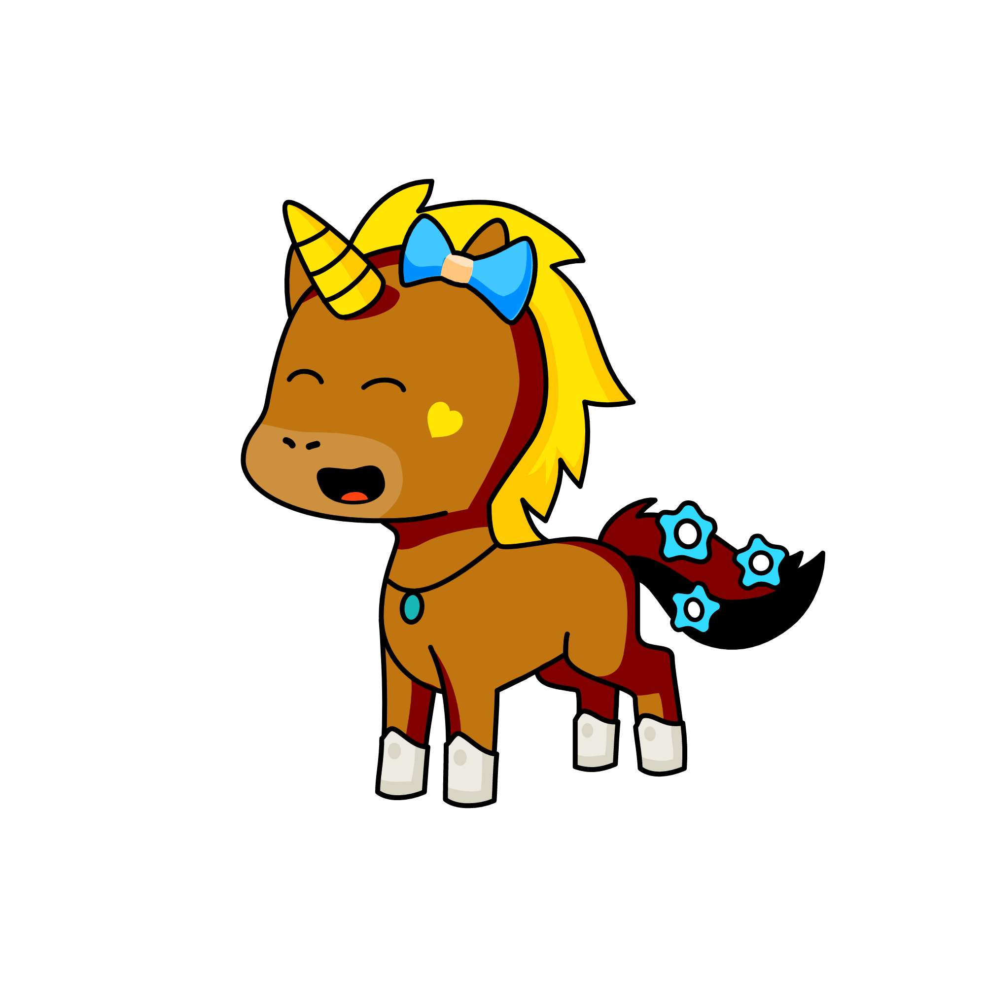 brownie, the unicorn