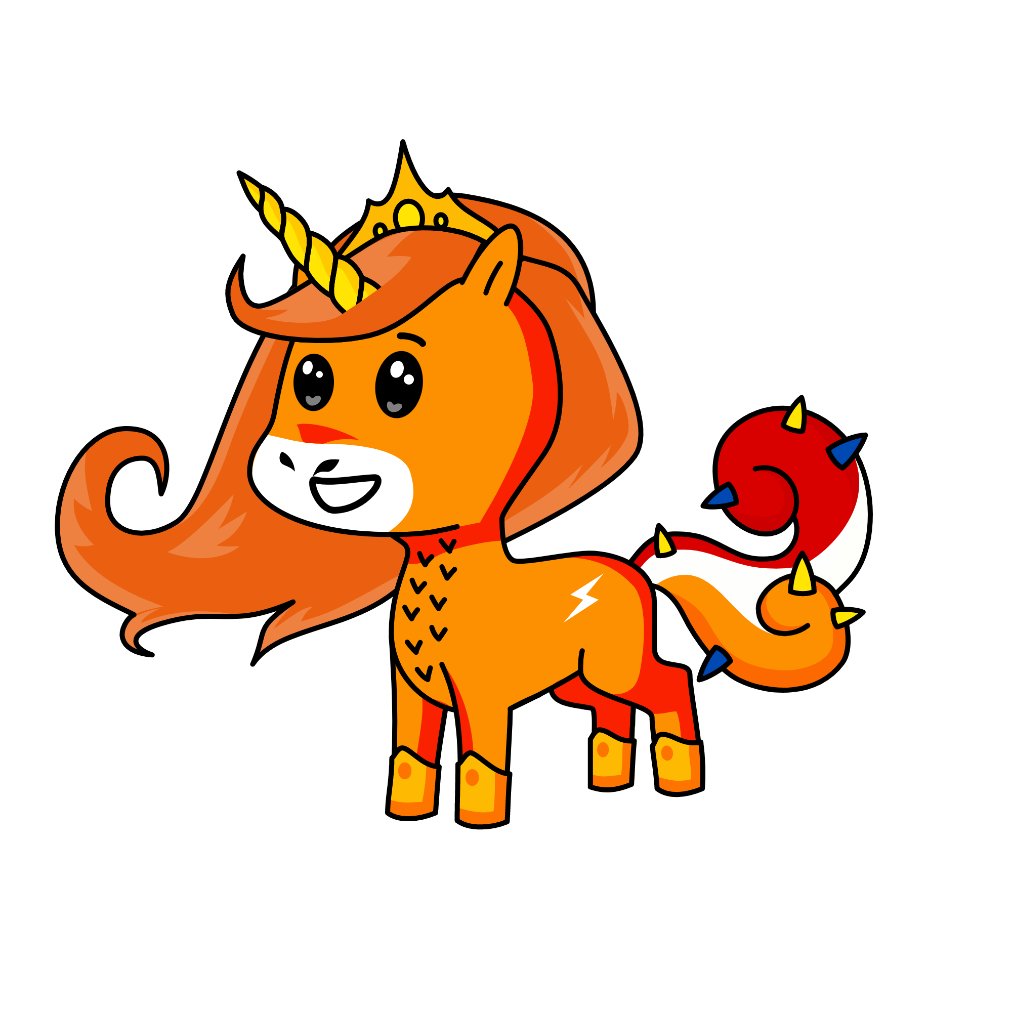 Flame , the unicorn