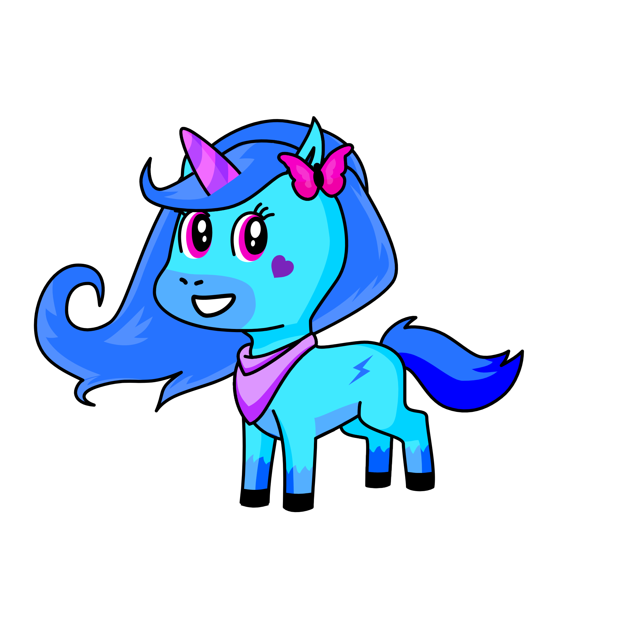 moon, the unicorn