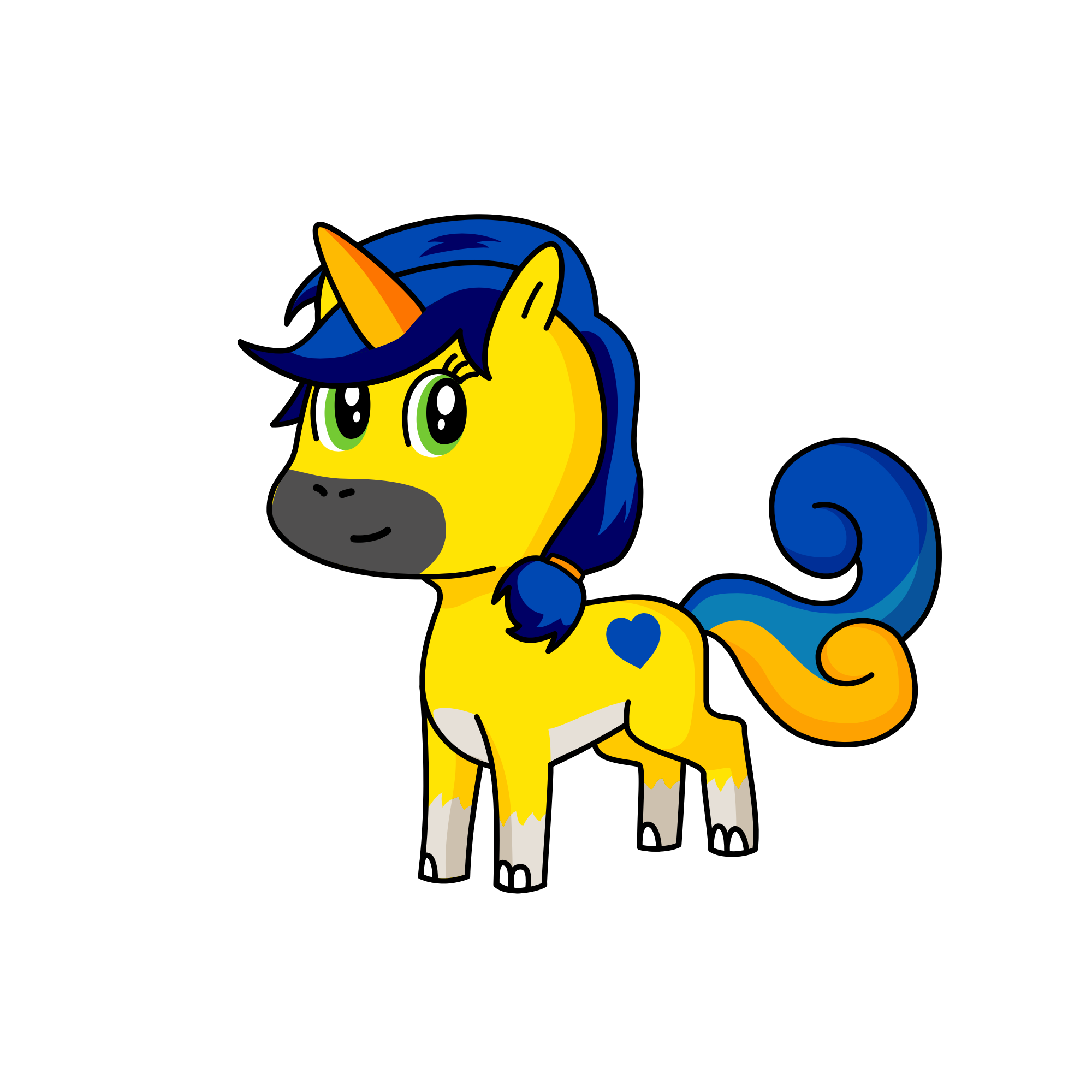 Clouds, the unicorn