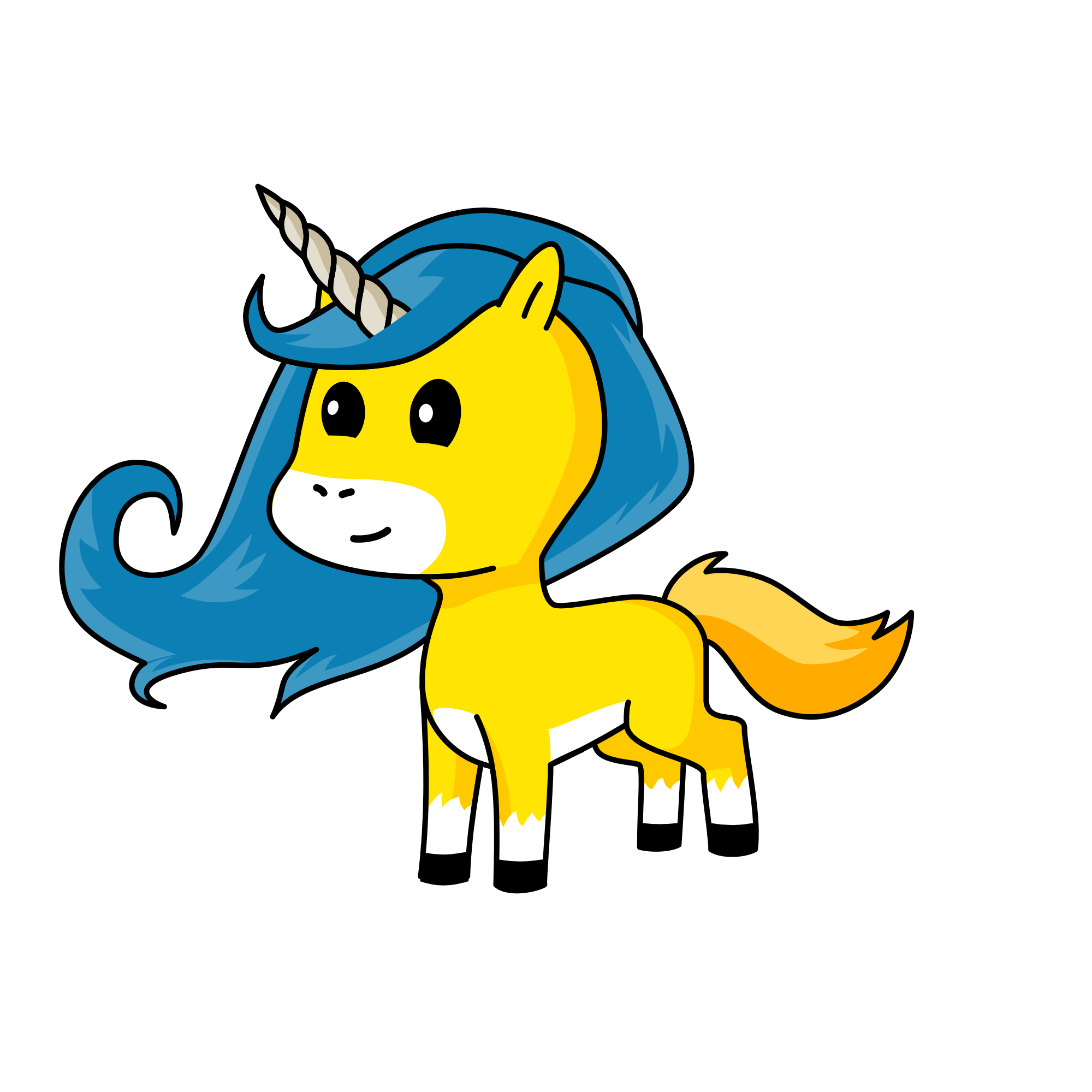 Clouds, the unicorn