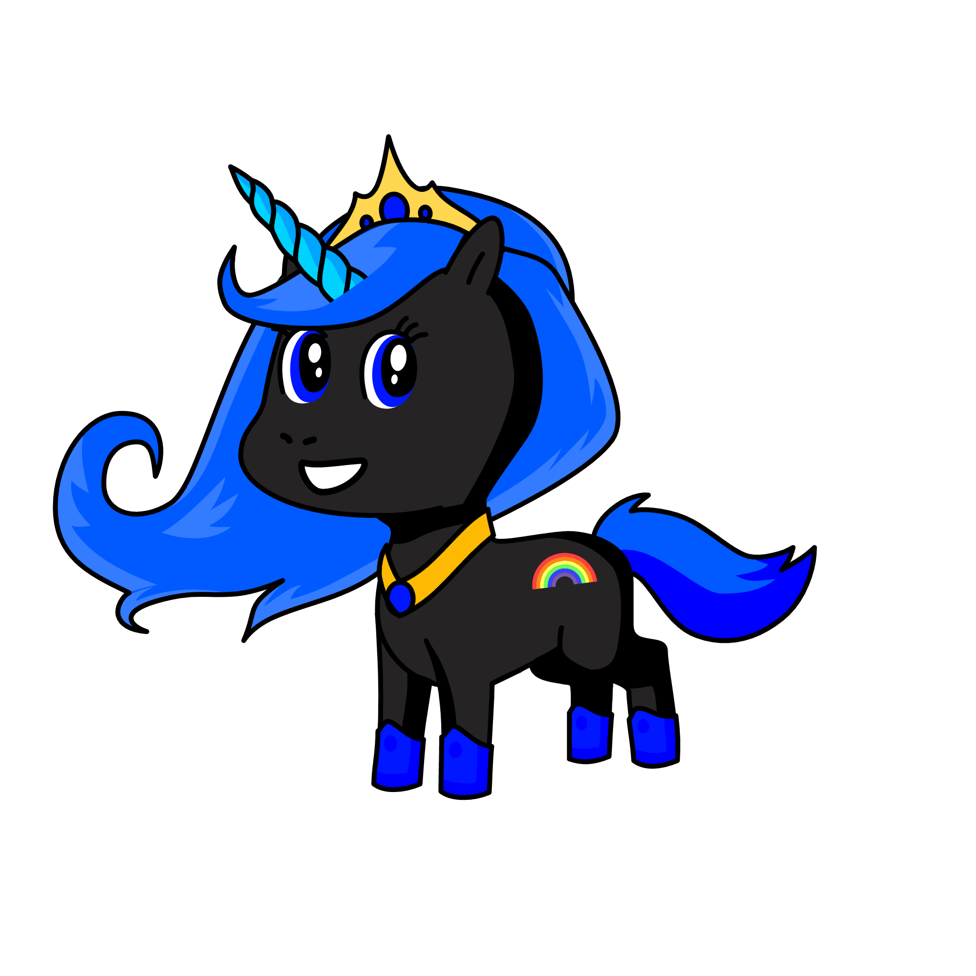 Princess Luna, the unicorn
