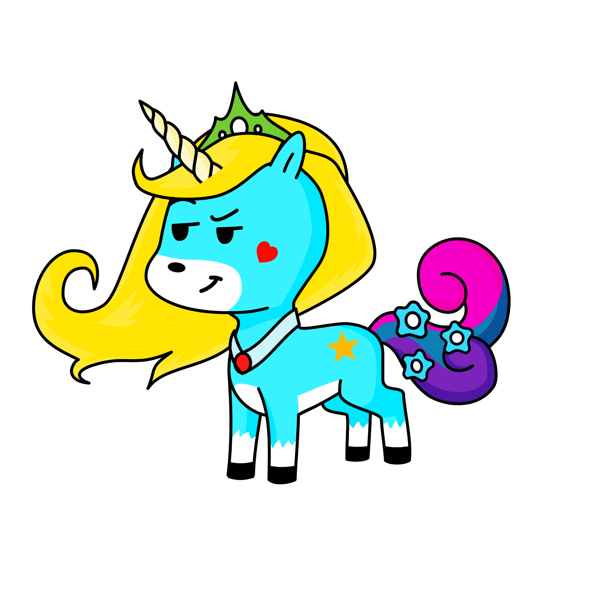 Angel, the unicorn