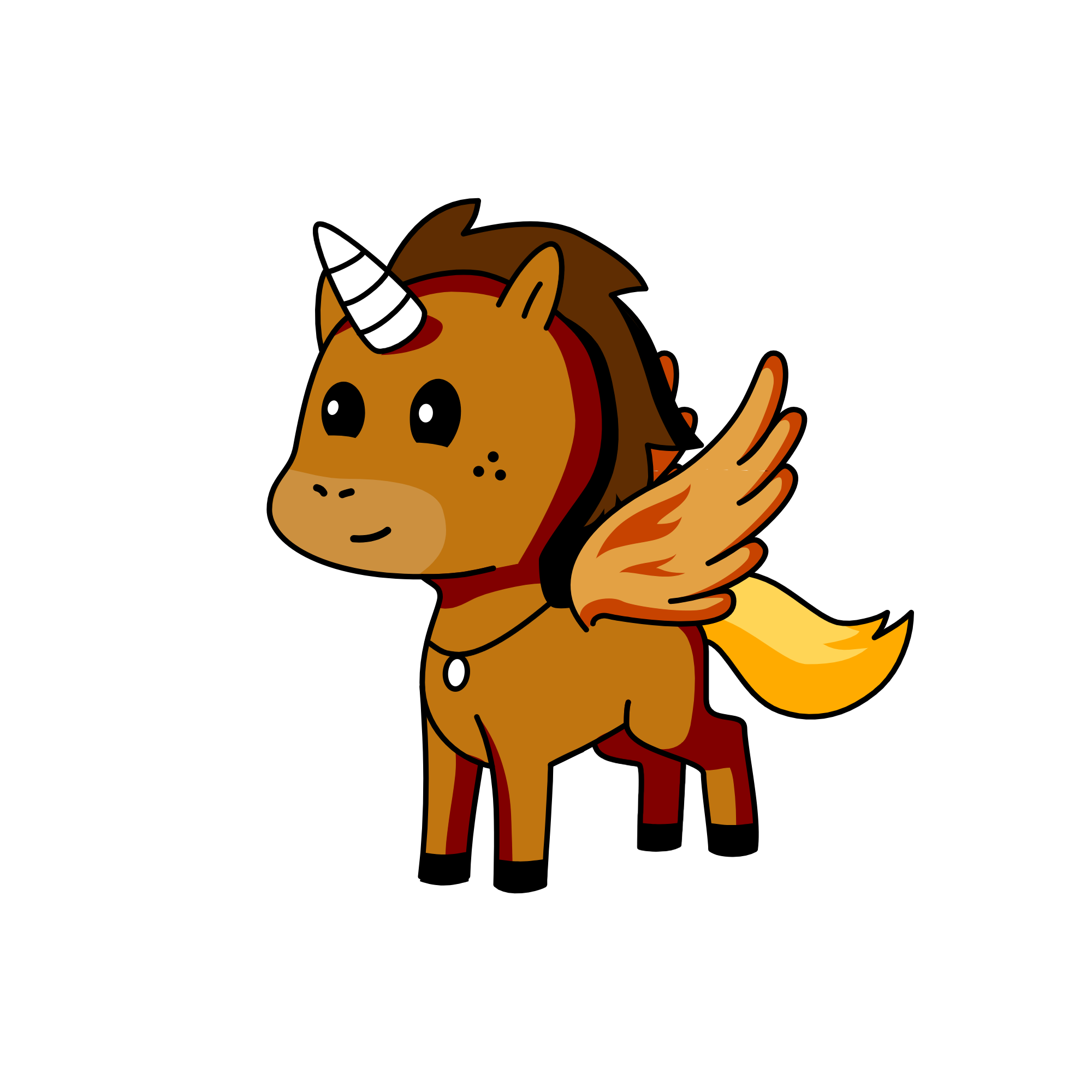5, the unicorn