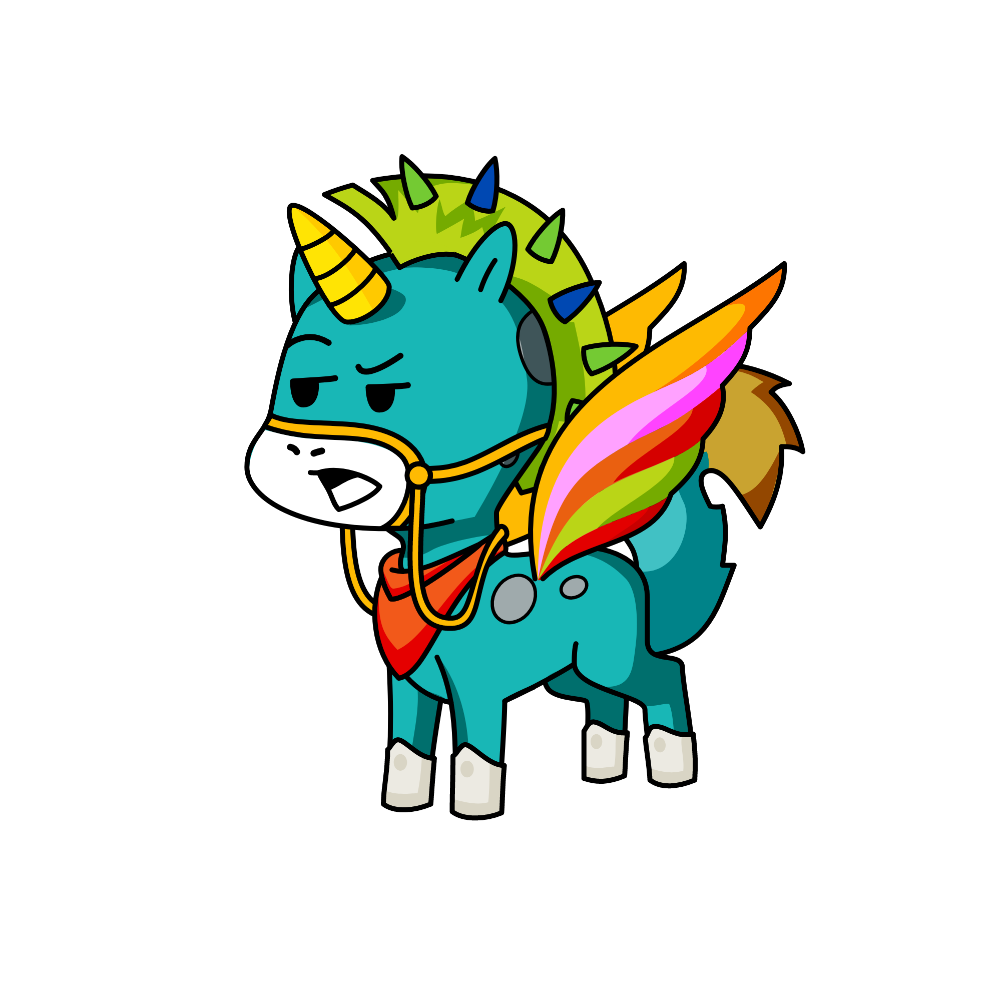grin, the unicorn