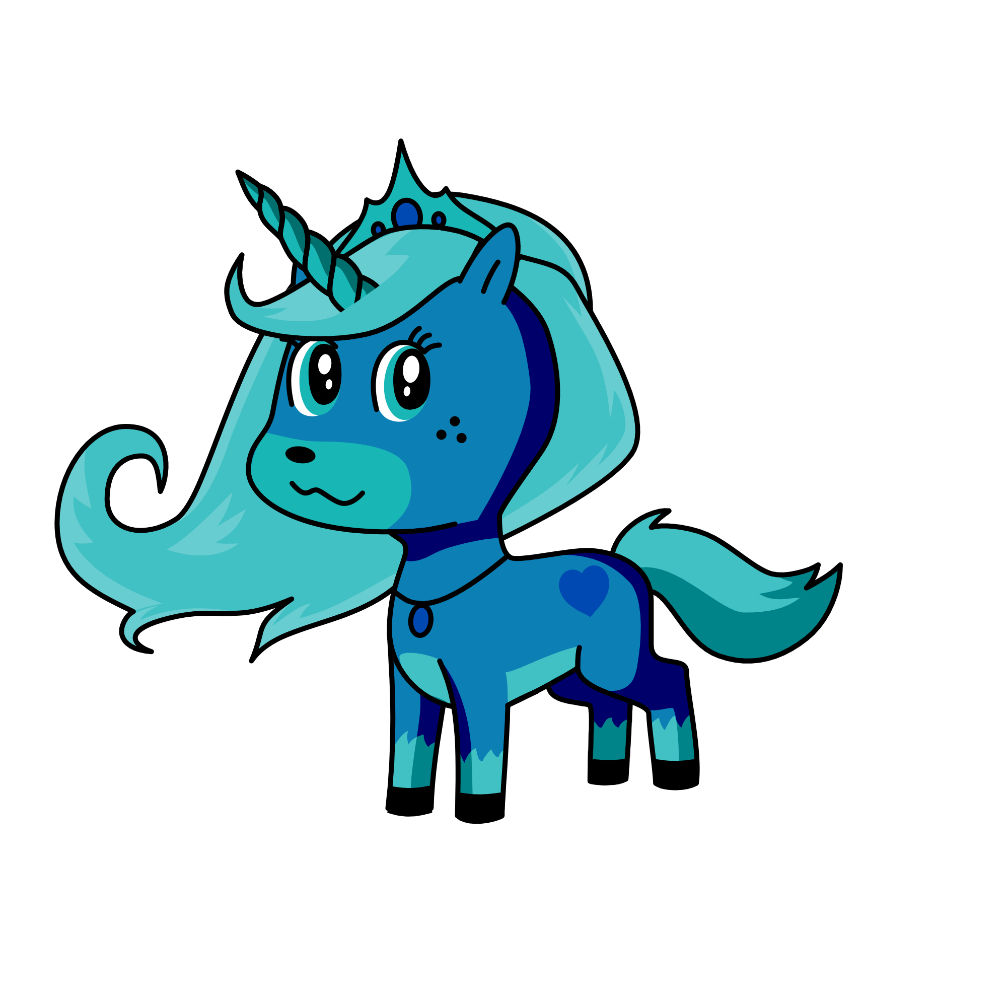 Kyrene, the unicorn