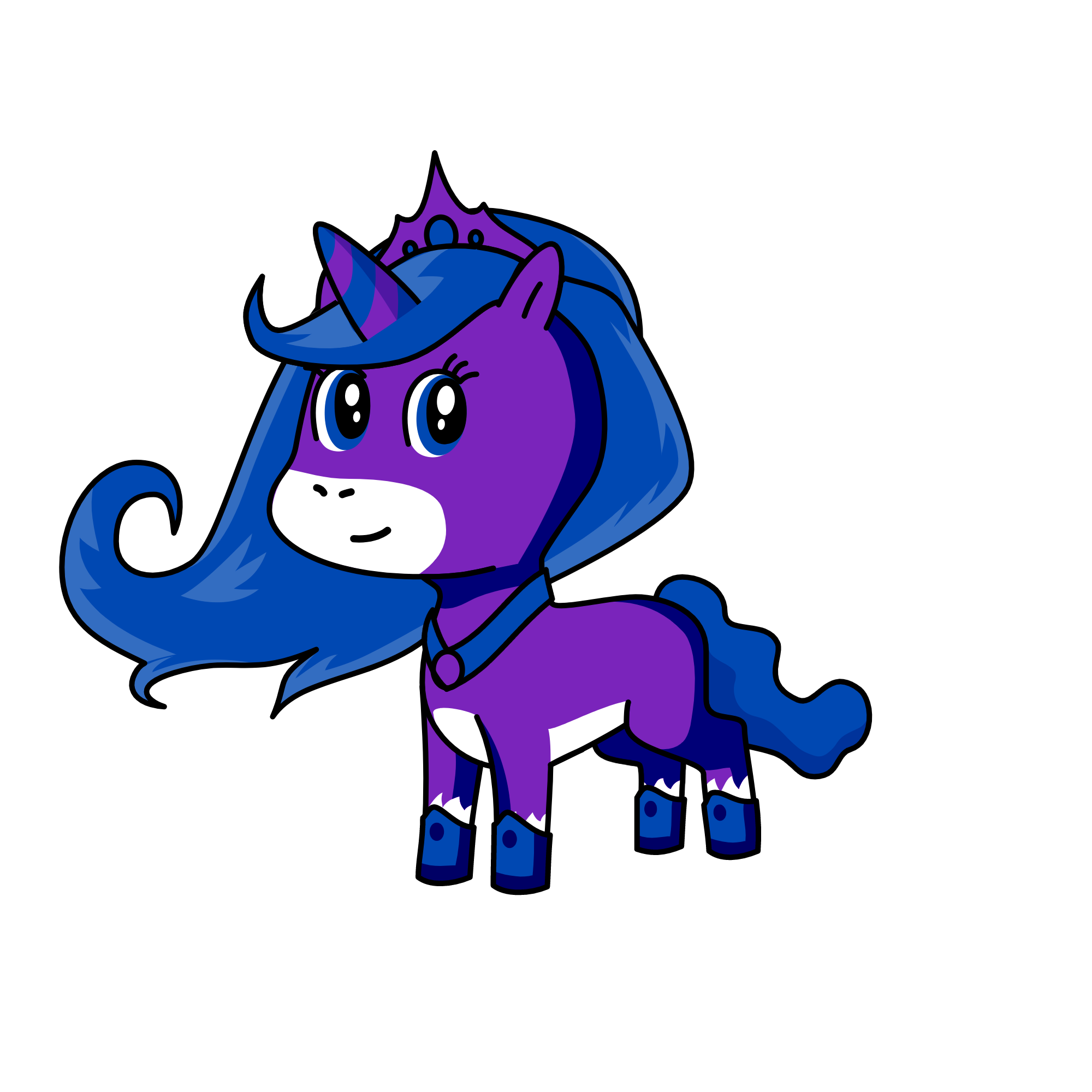 Luna, the unicorn