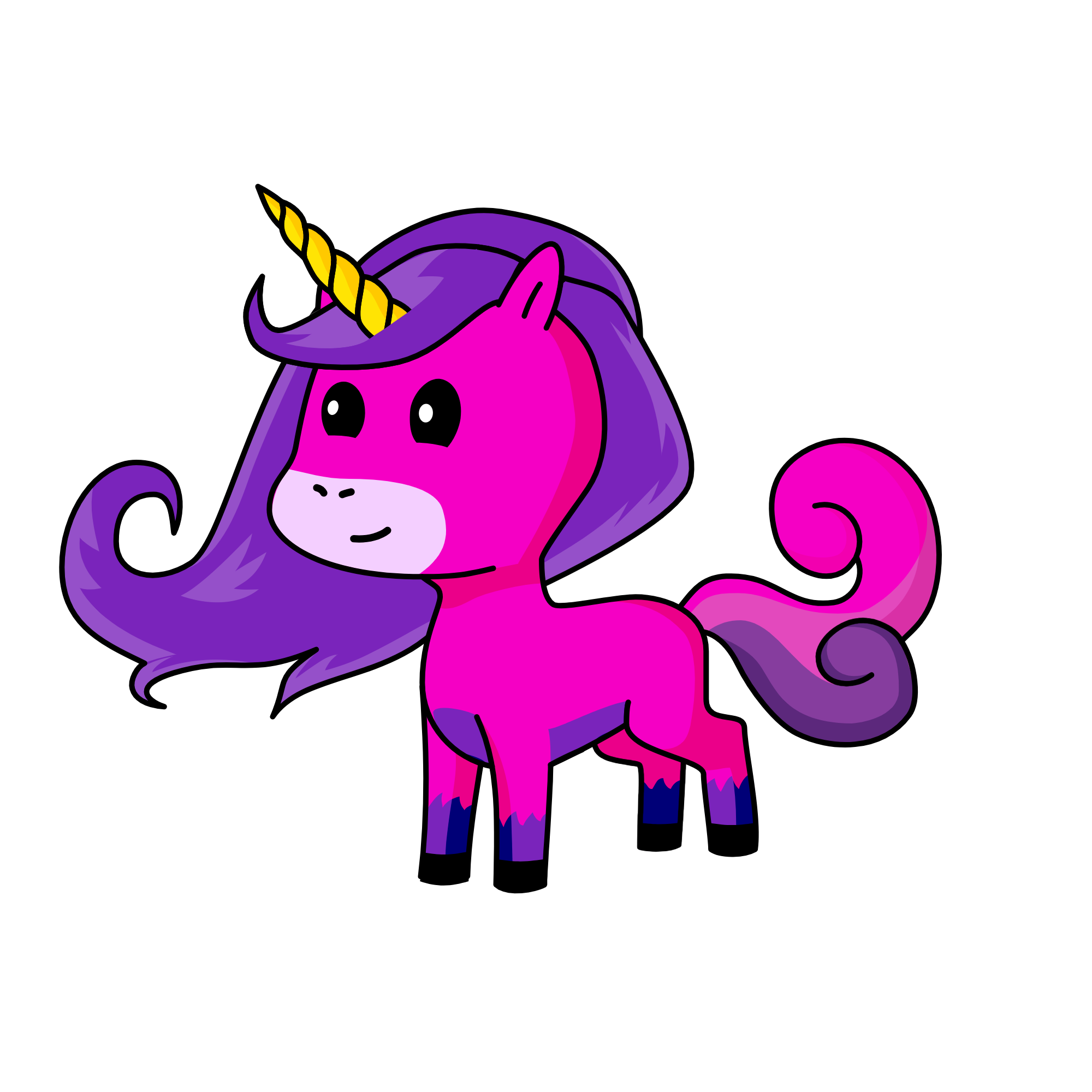 EVERY GIRL'S DREAM UNICORN, the unicorn