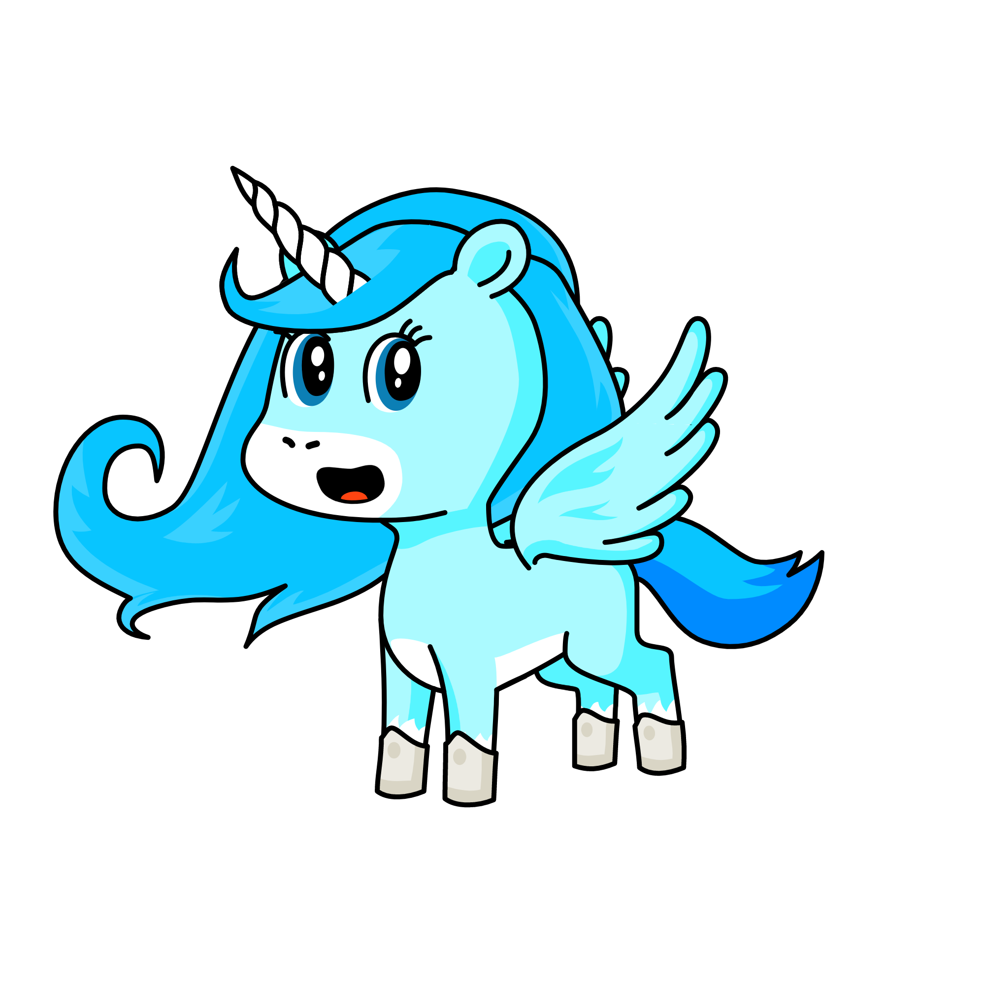 Rain, the unicorn