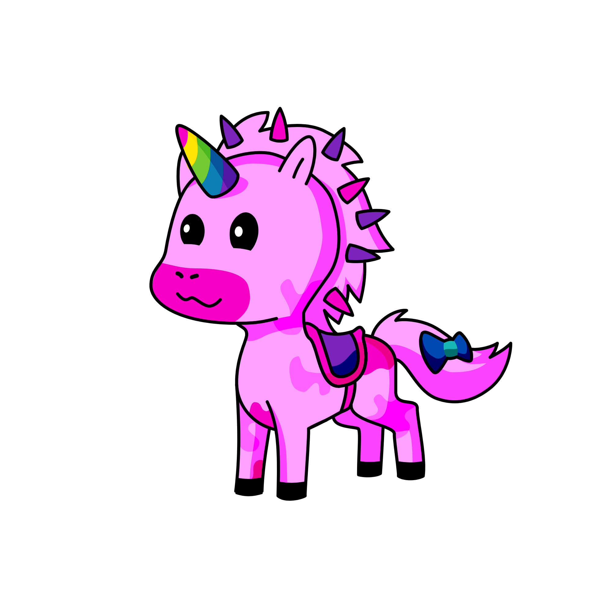 Pinky, the unicorn