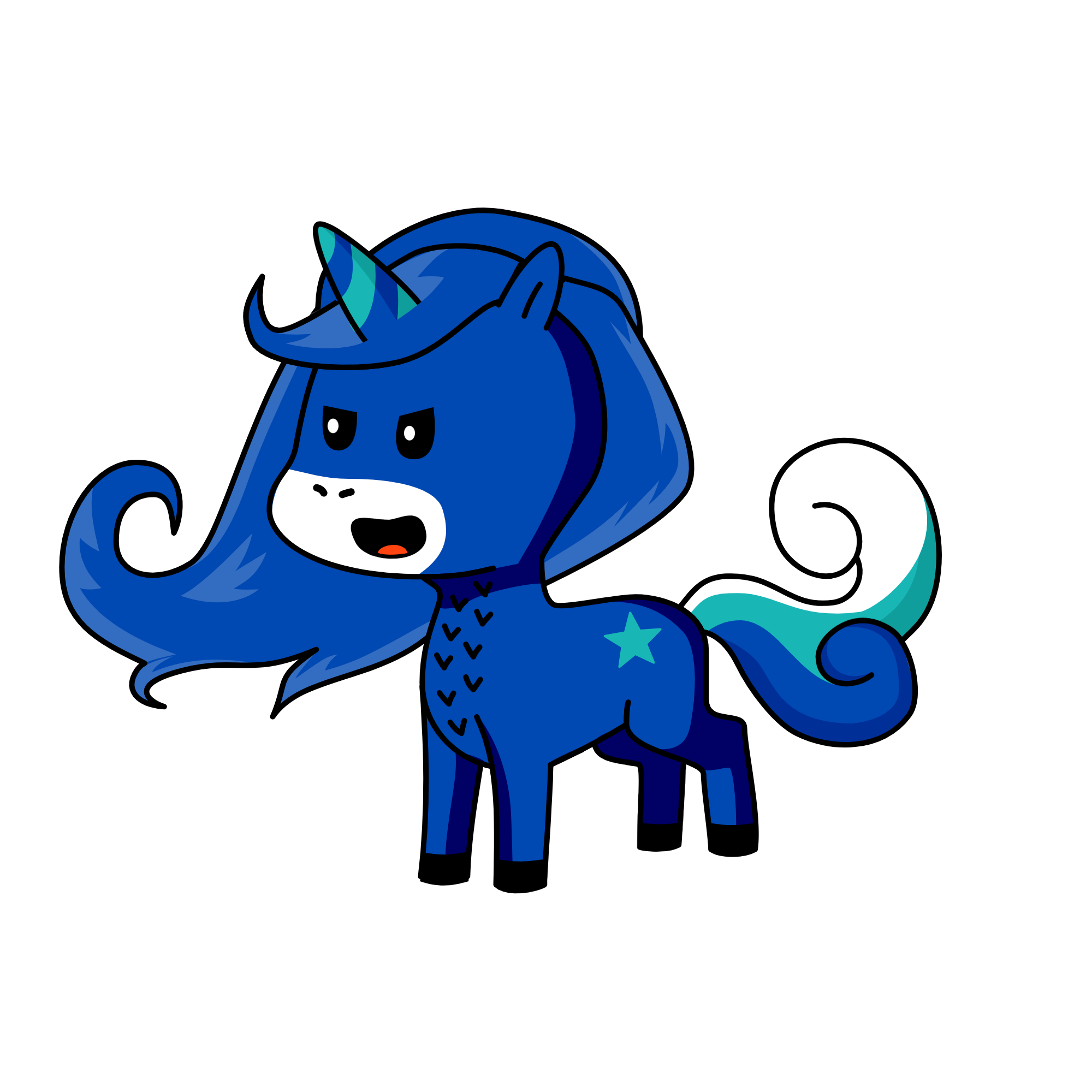 stay free, the unicorn