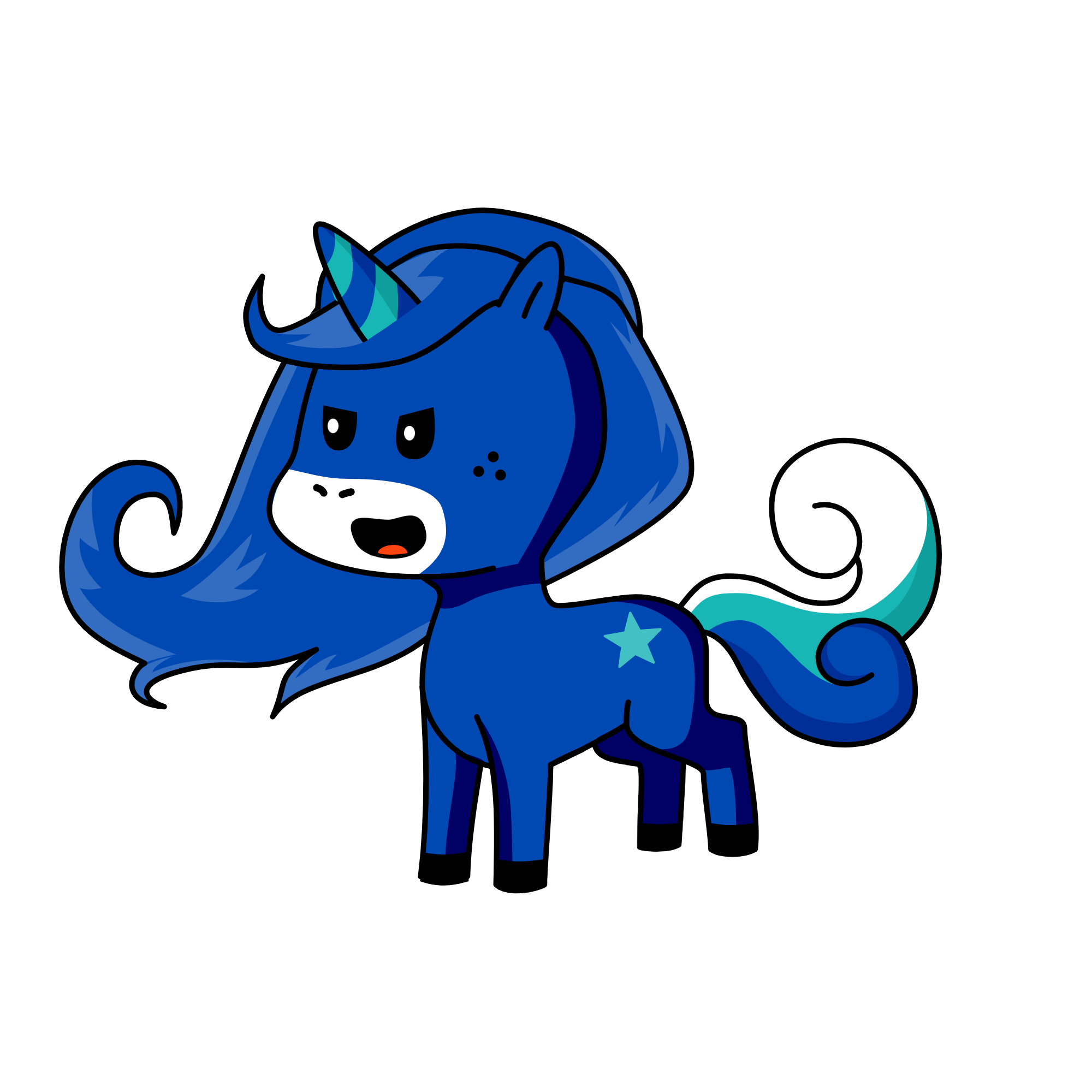 stay strong, the unicorn