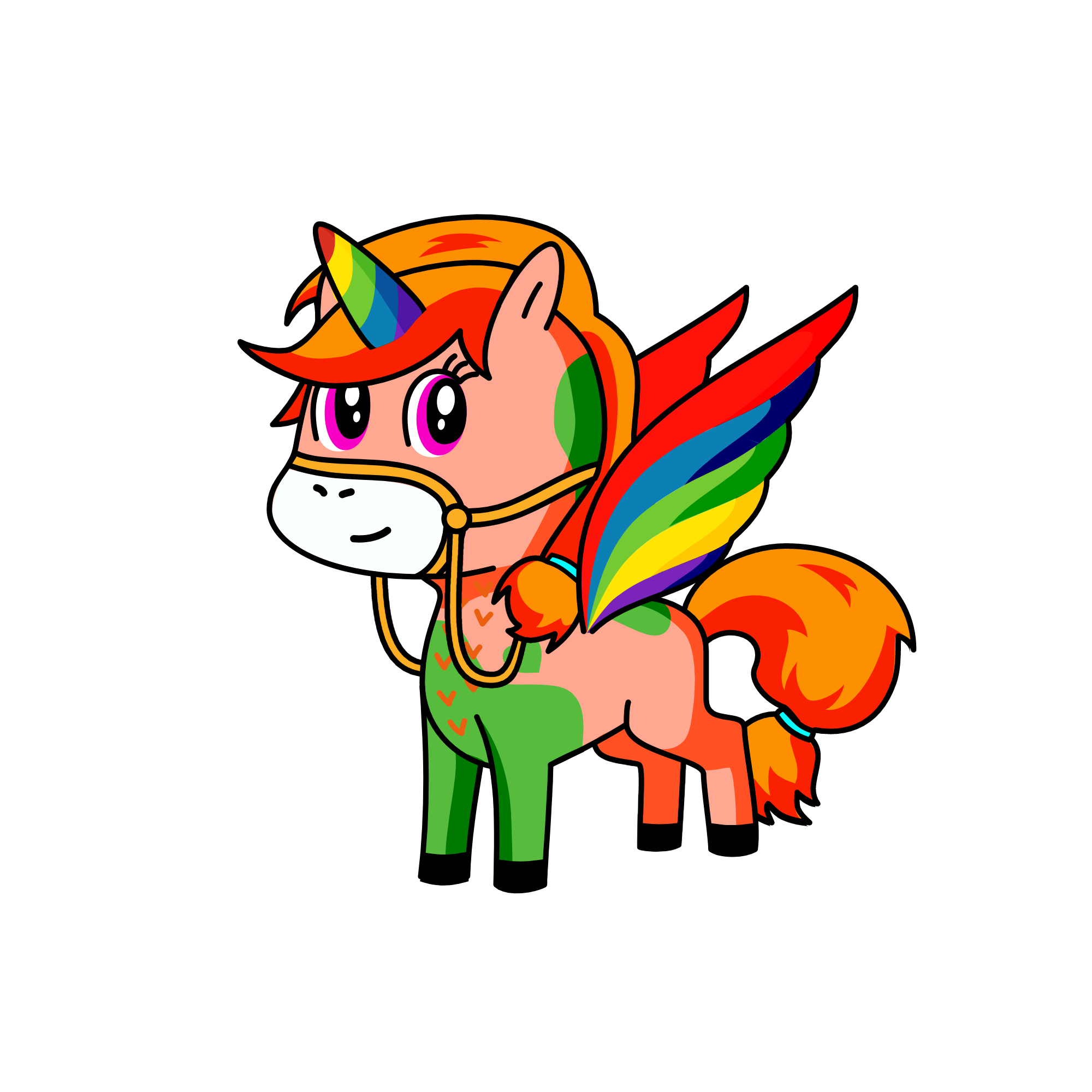 cầu vồng, the unicorn