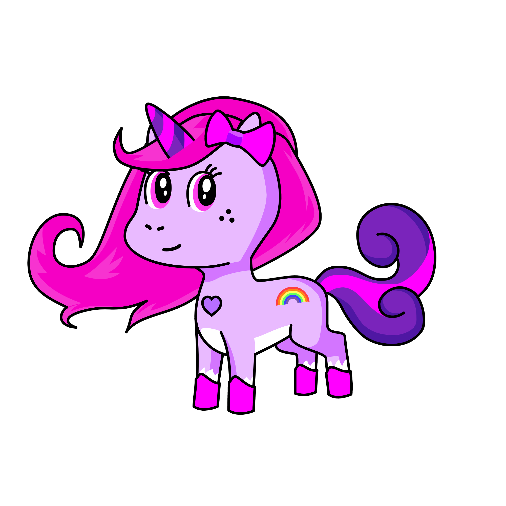 PURPINK, the unicorn