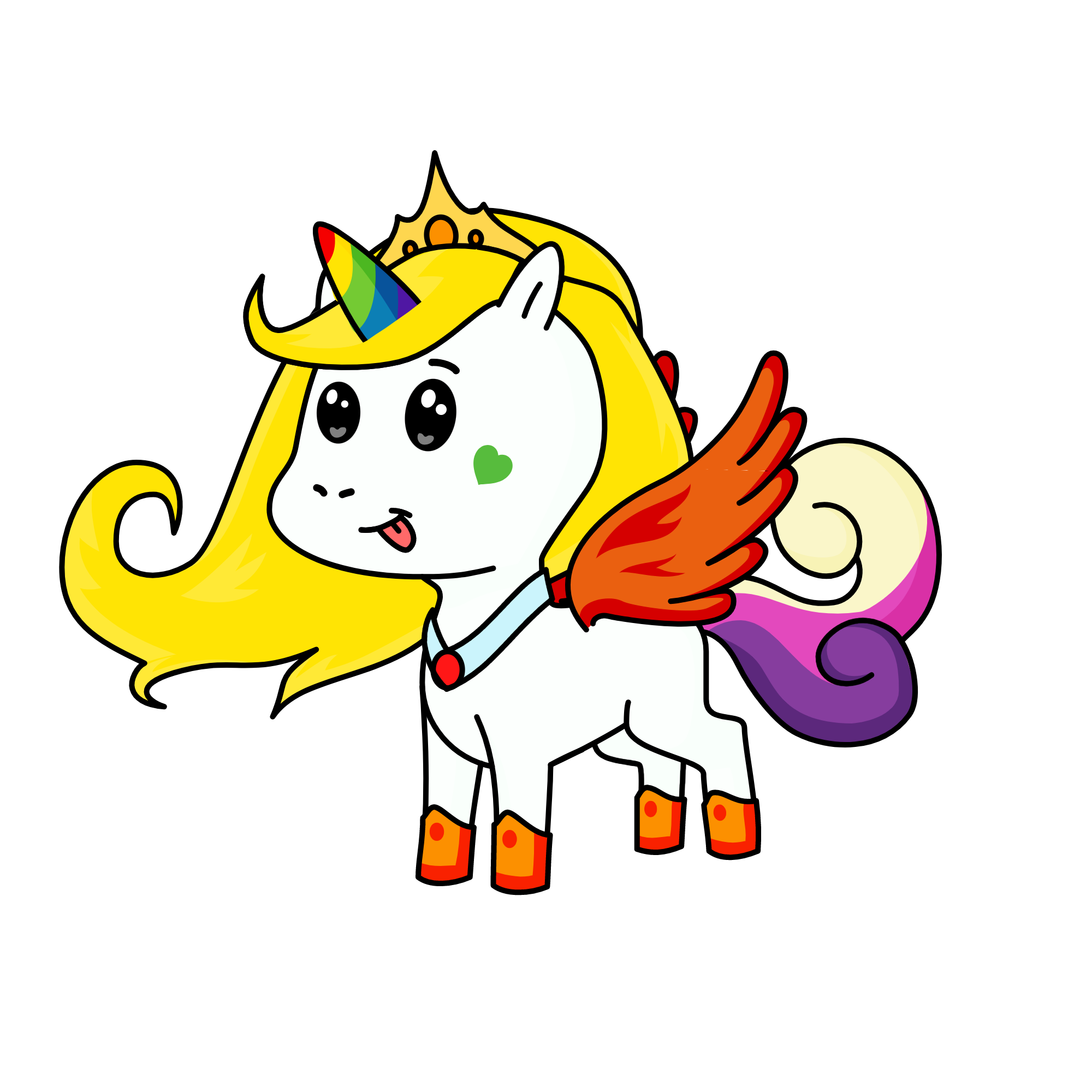 fluffy, the unicorn