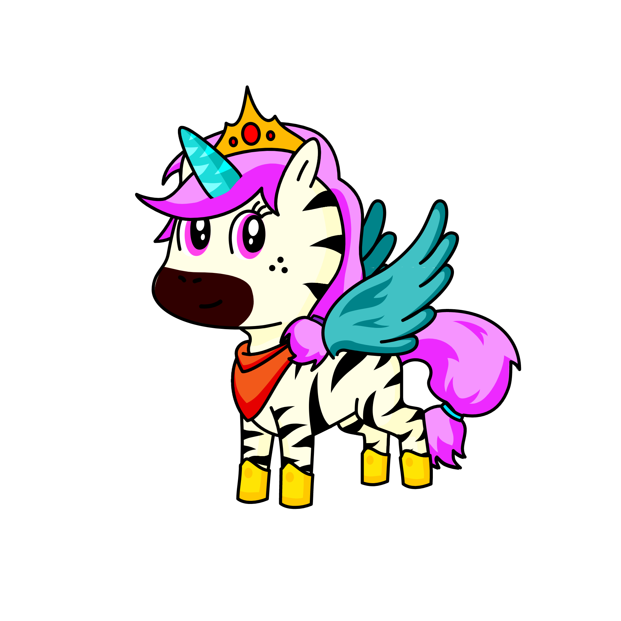 Pinky, the unicorn
