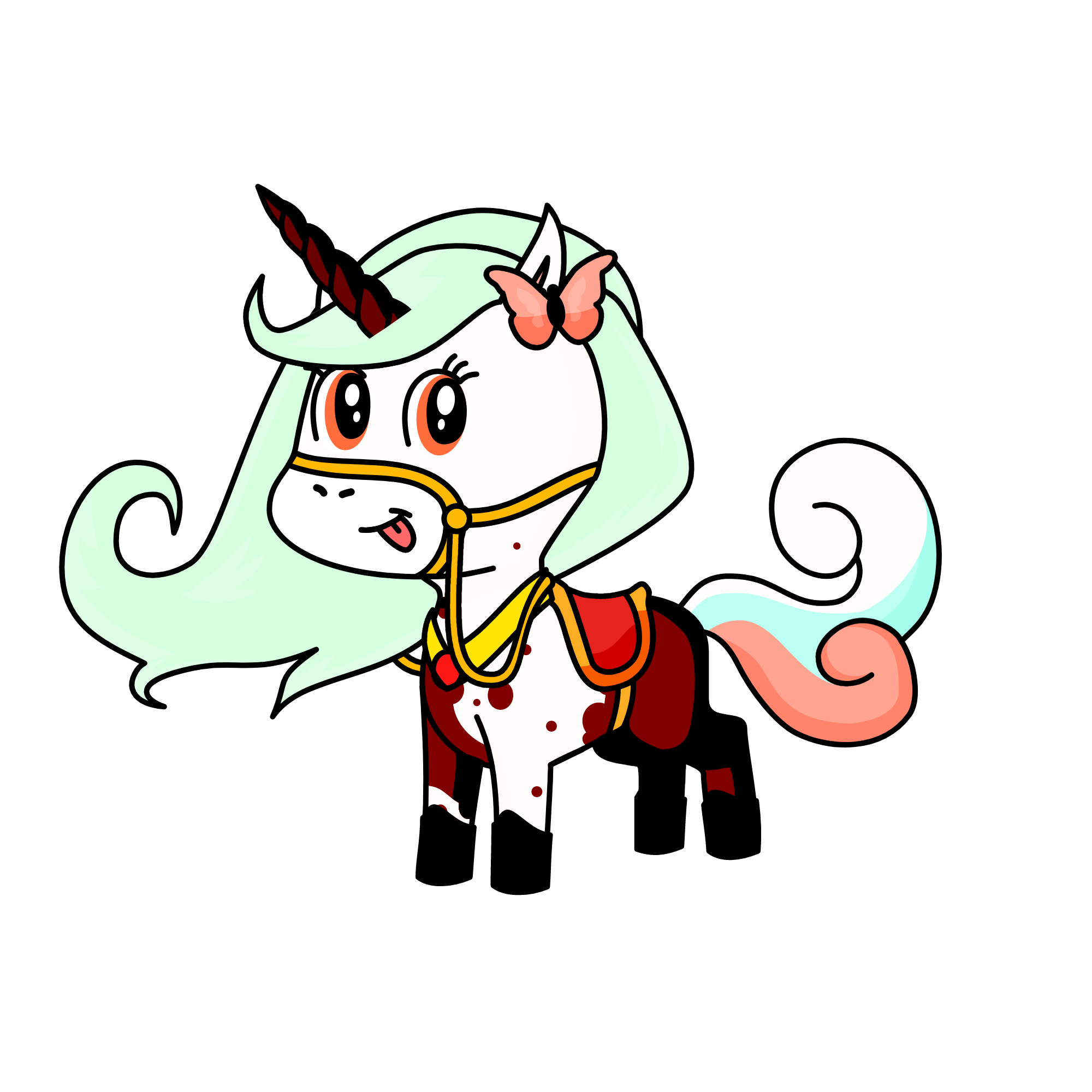 Athena, the unicorn