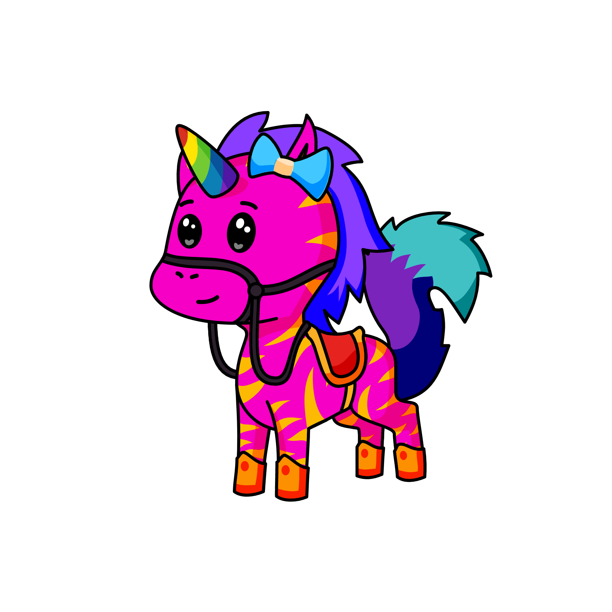 Luna-Butterflie, the unicorn