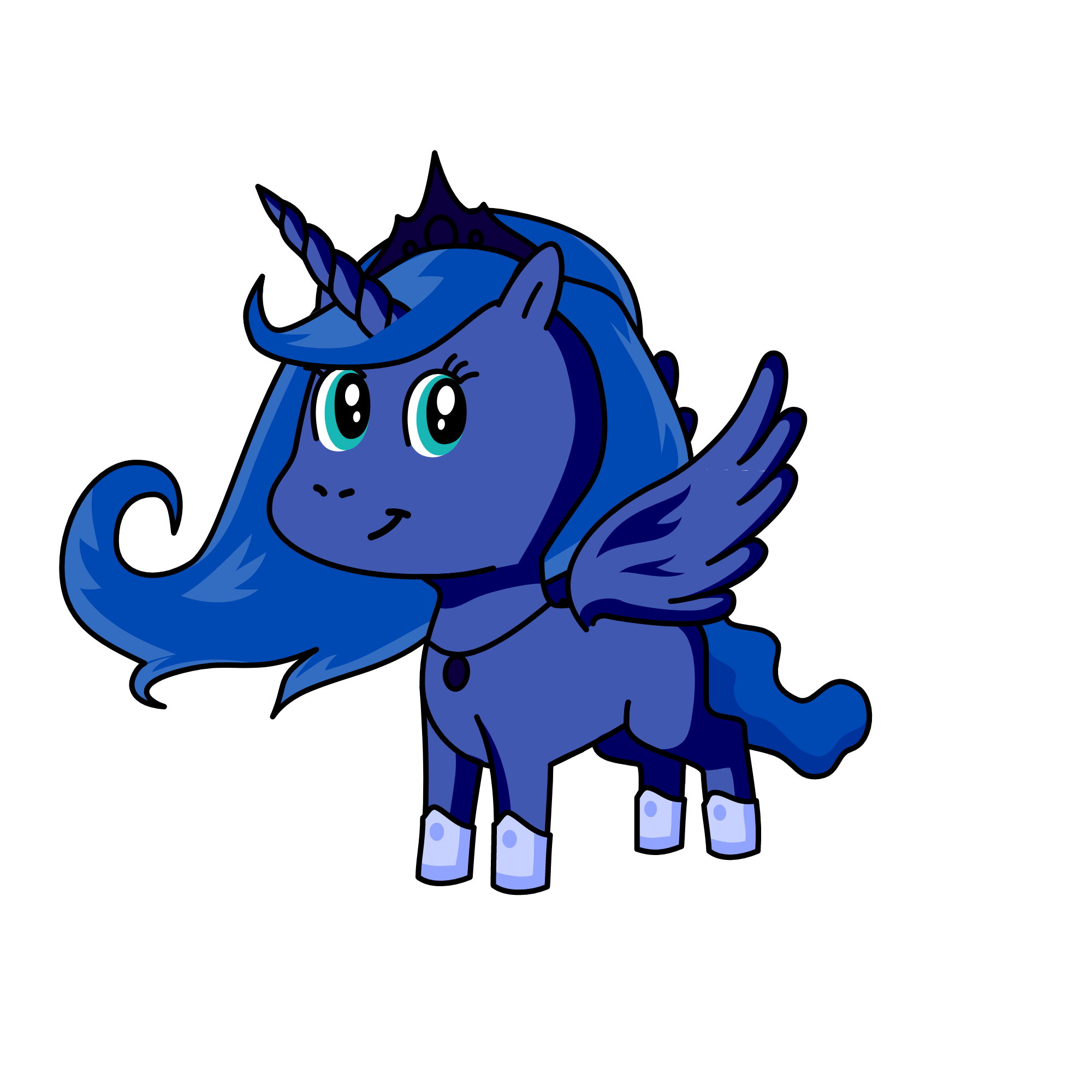Princess Luna, the unicorn