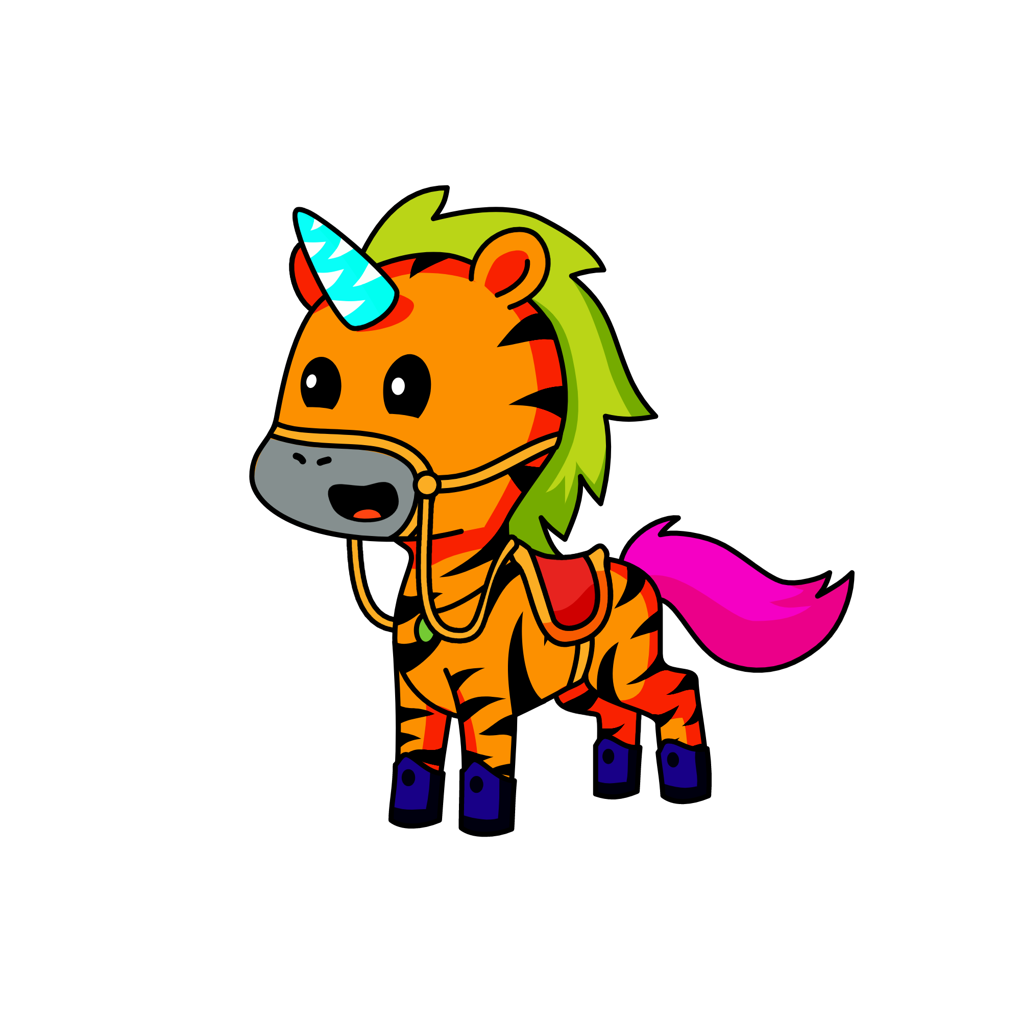 Guyzies moon rider, the unicorn