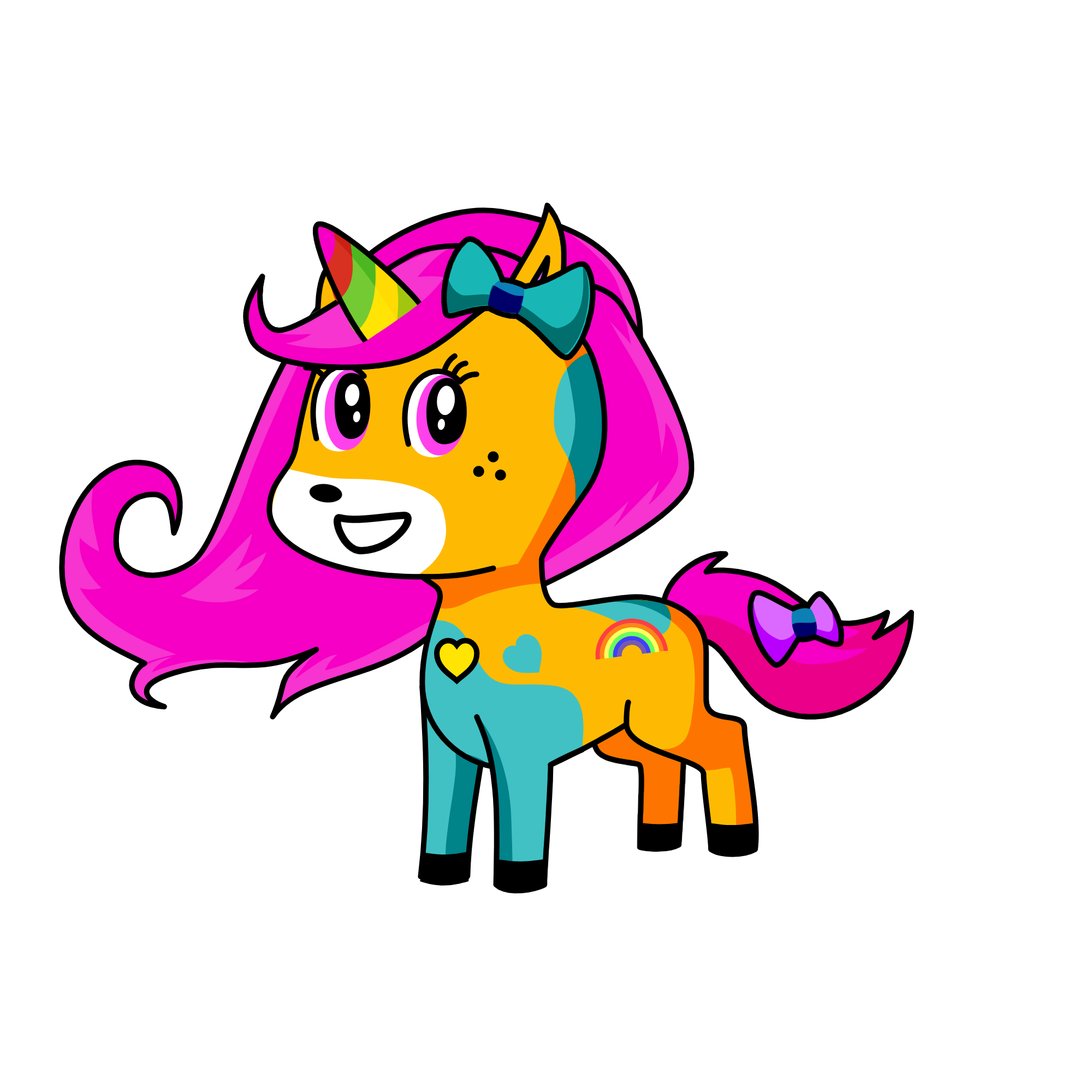 popular girl/ smart girl!, the unicorn