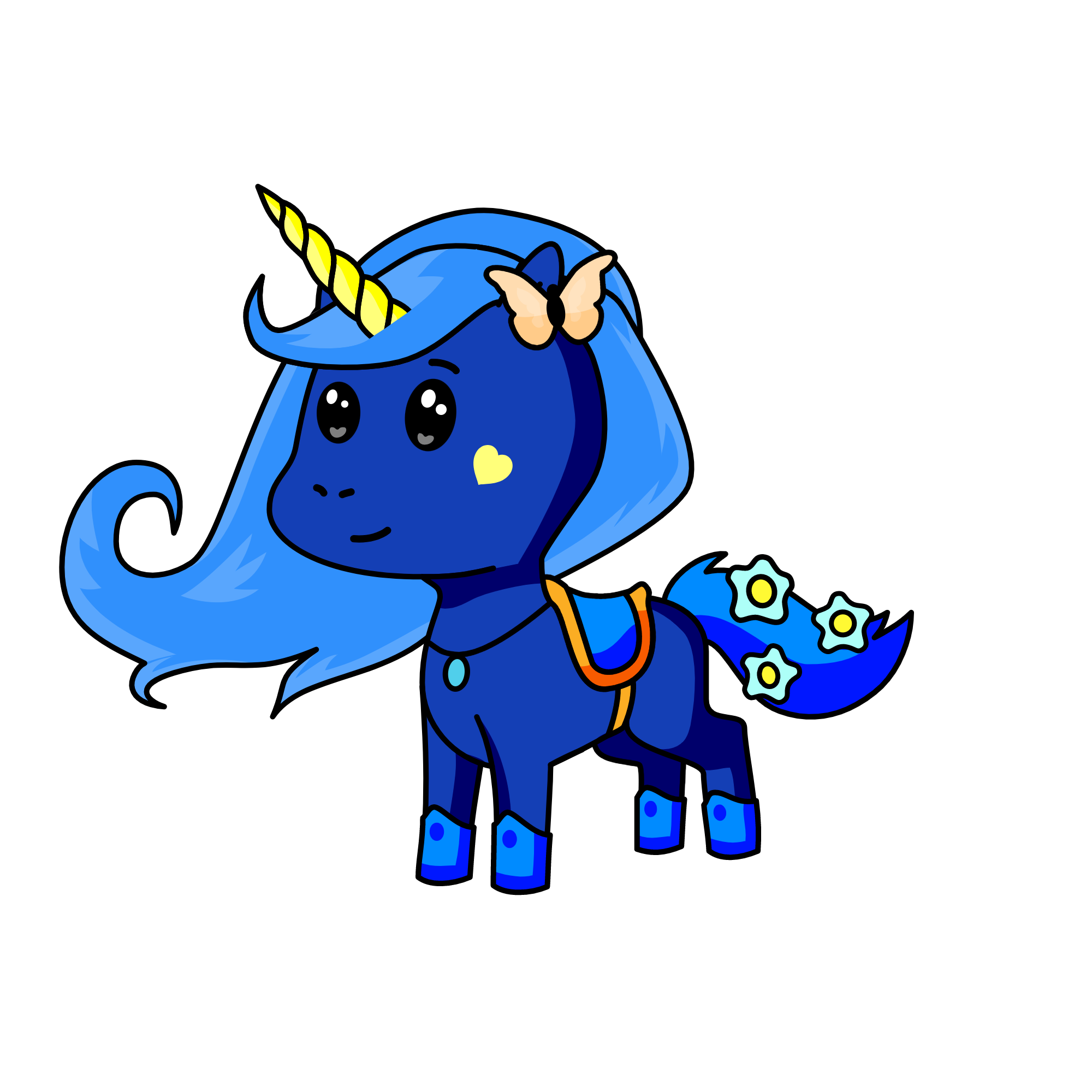 Princess Luna, the unicorn