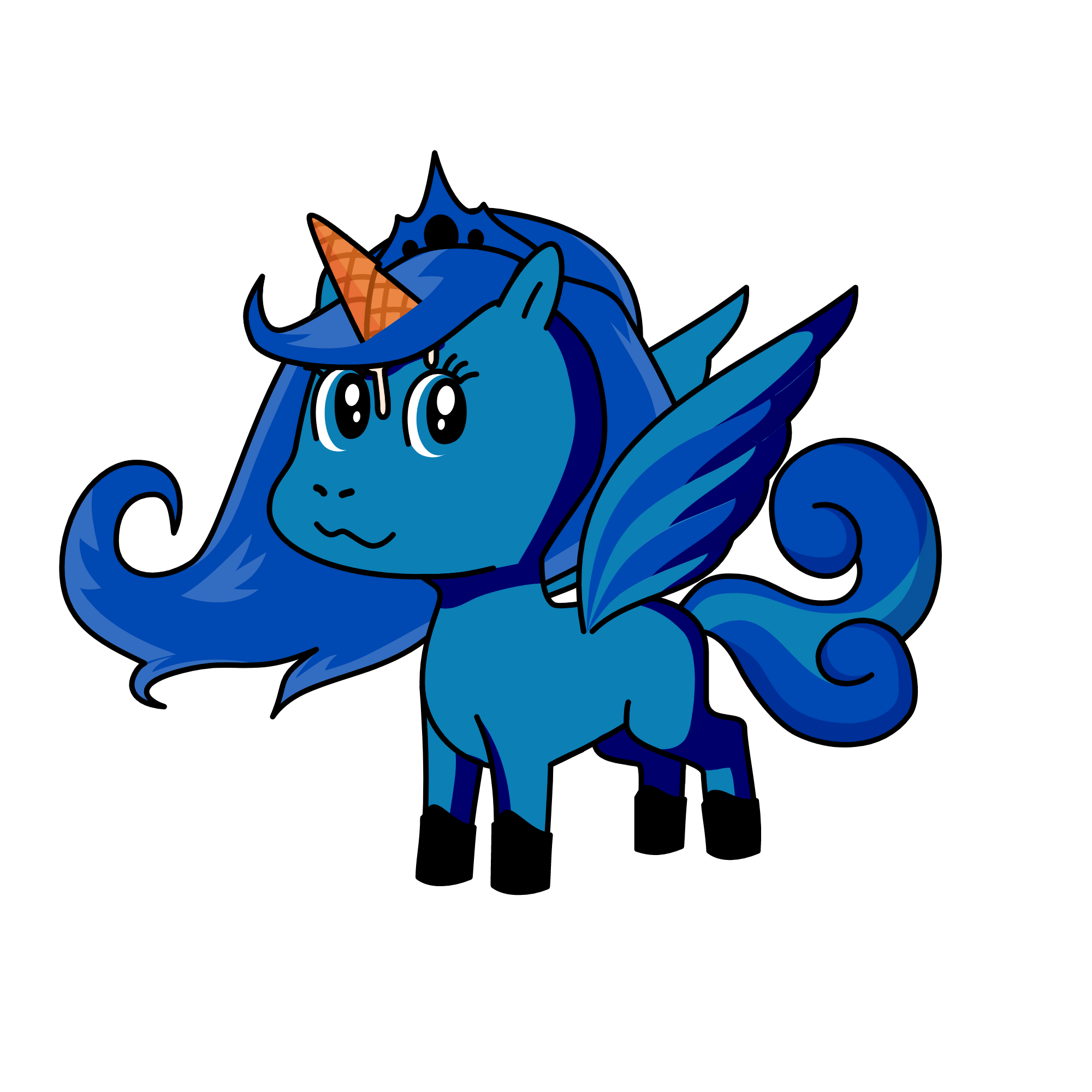 Princess Luna, the unicorn