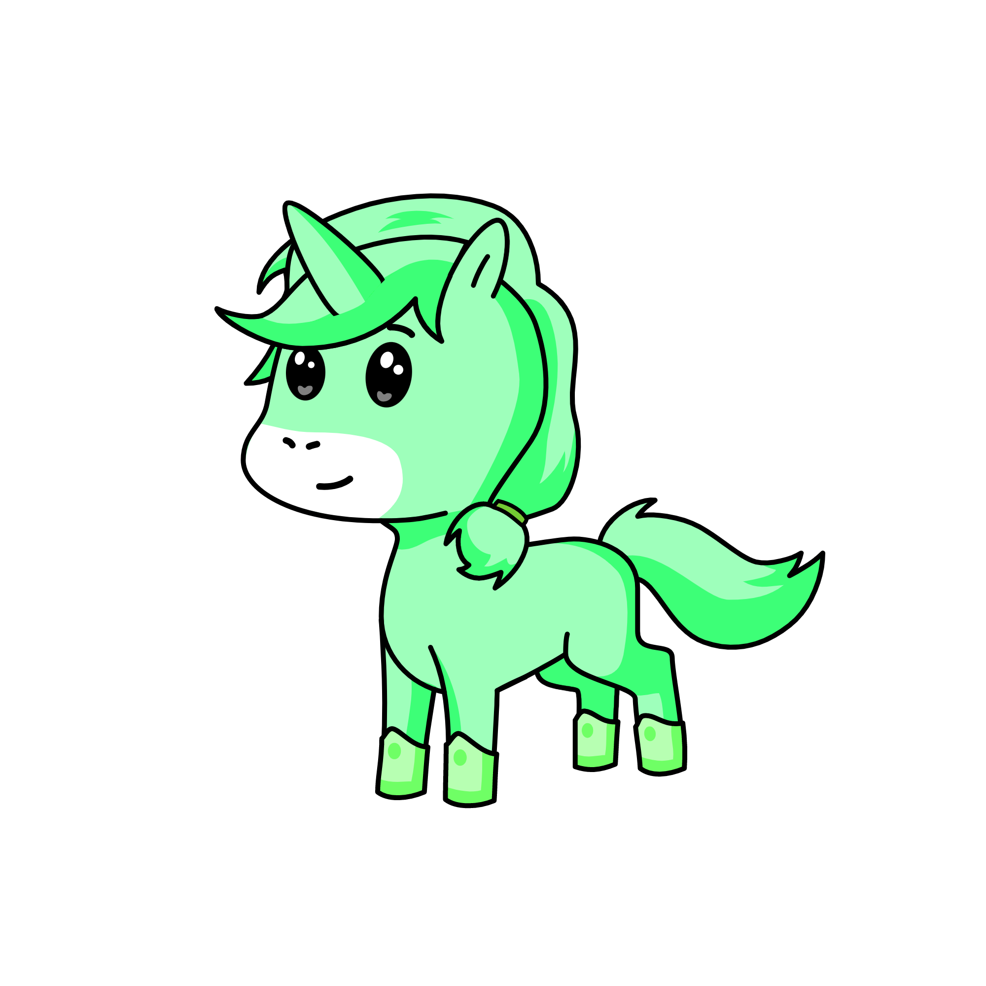 Mint, the unicorn