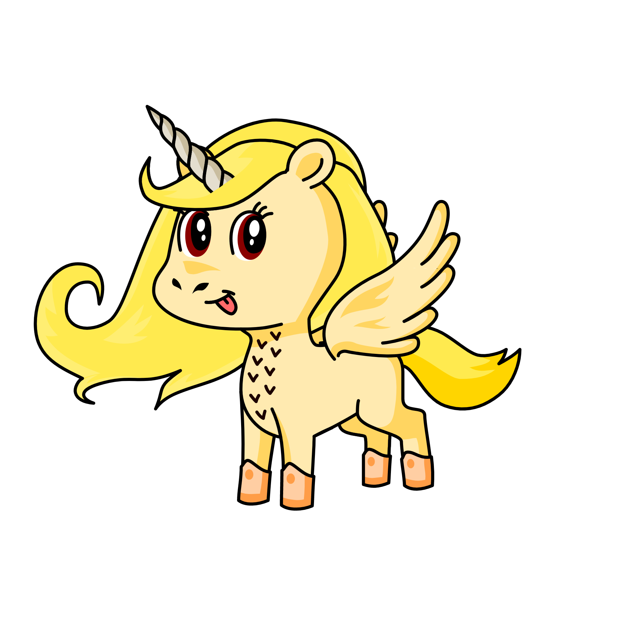 Sophie Elizabeth Foster, the unicorn
