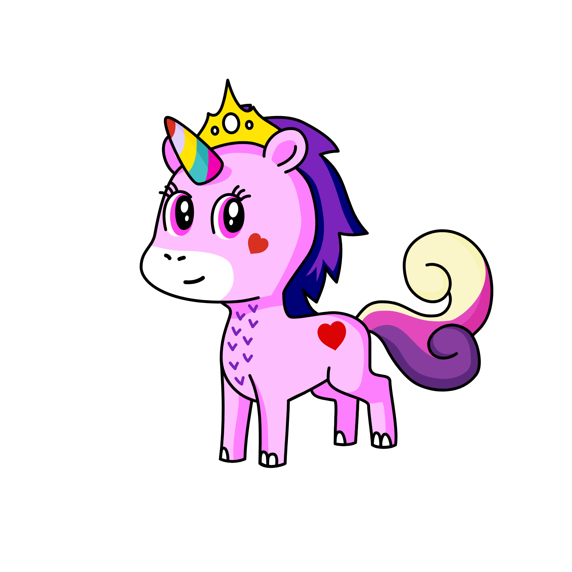 pinka, the unicorn