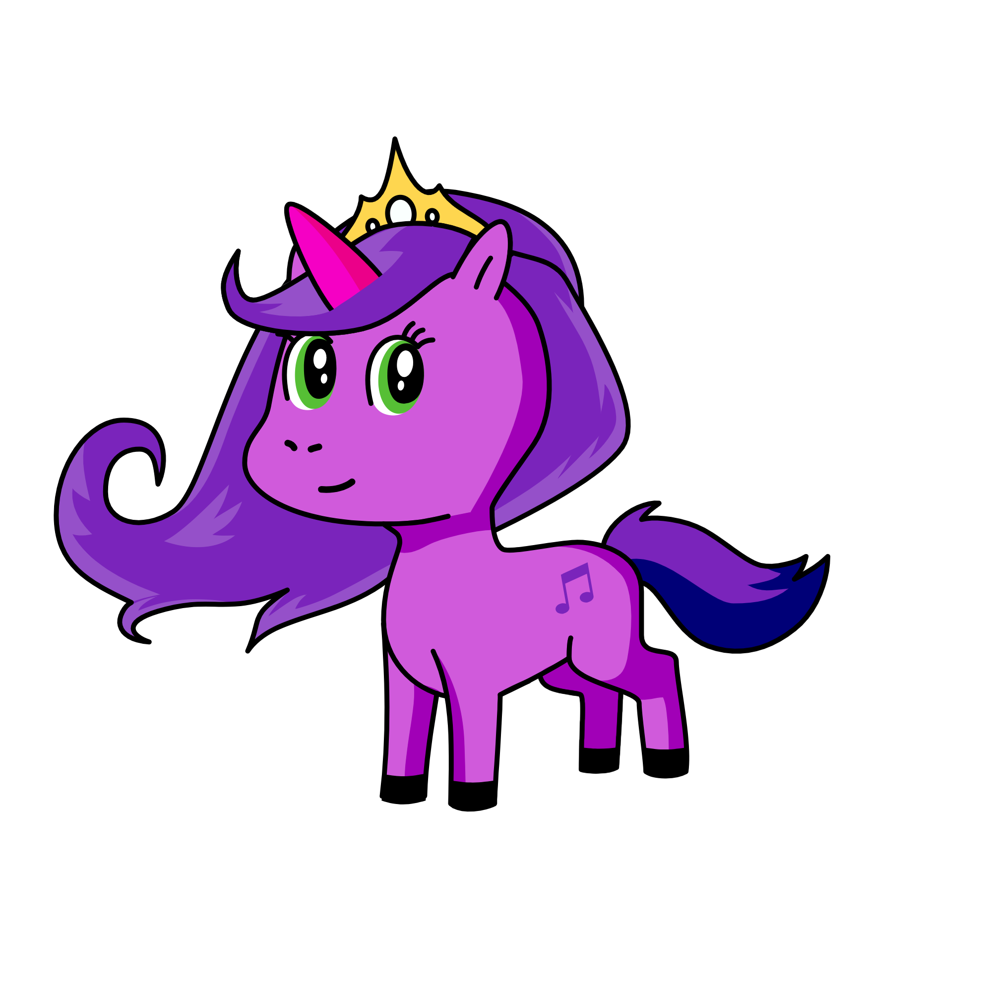 Pipp, the unicorn