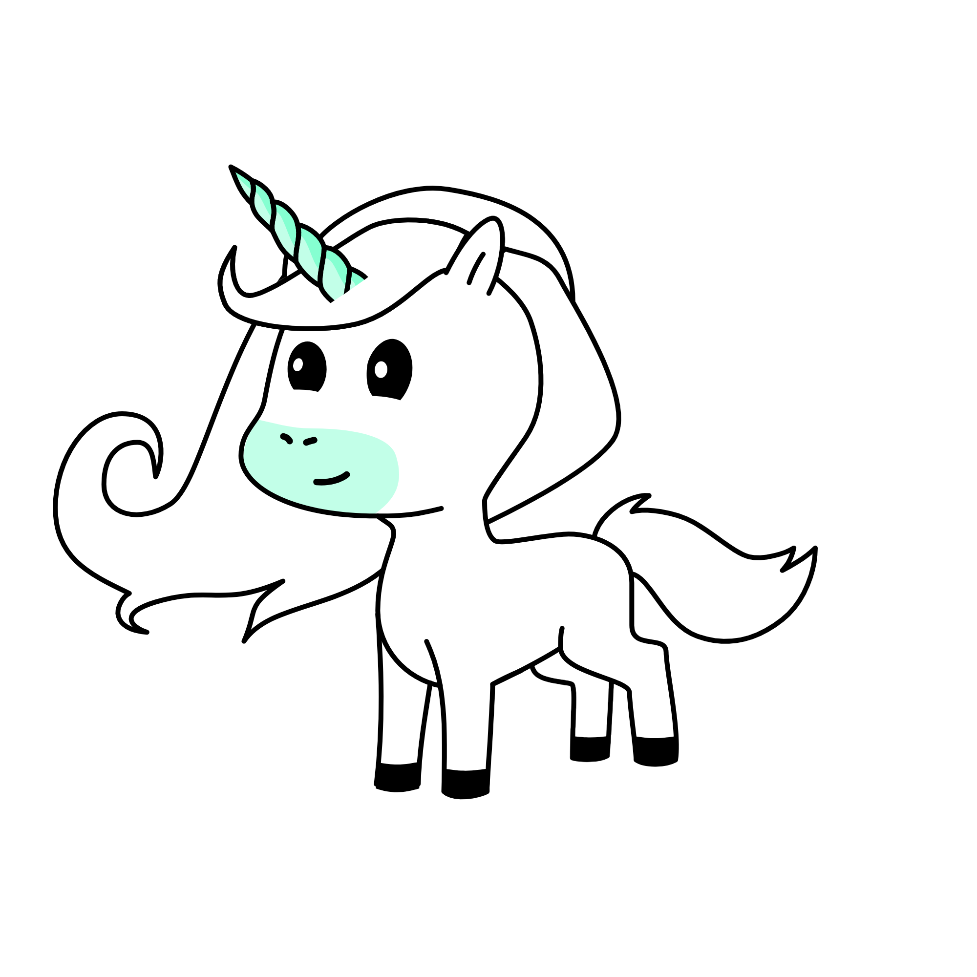 blue moon, the unicorn