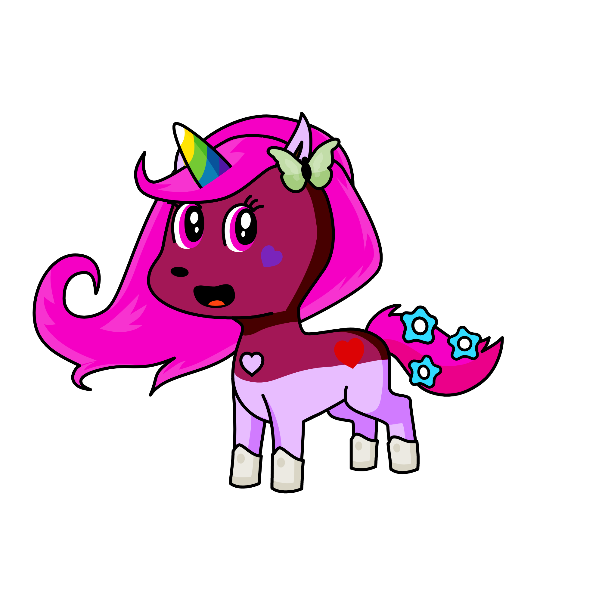 Marie the cute, the unicorn