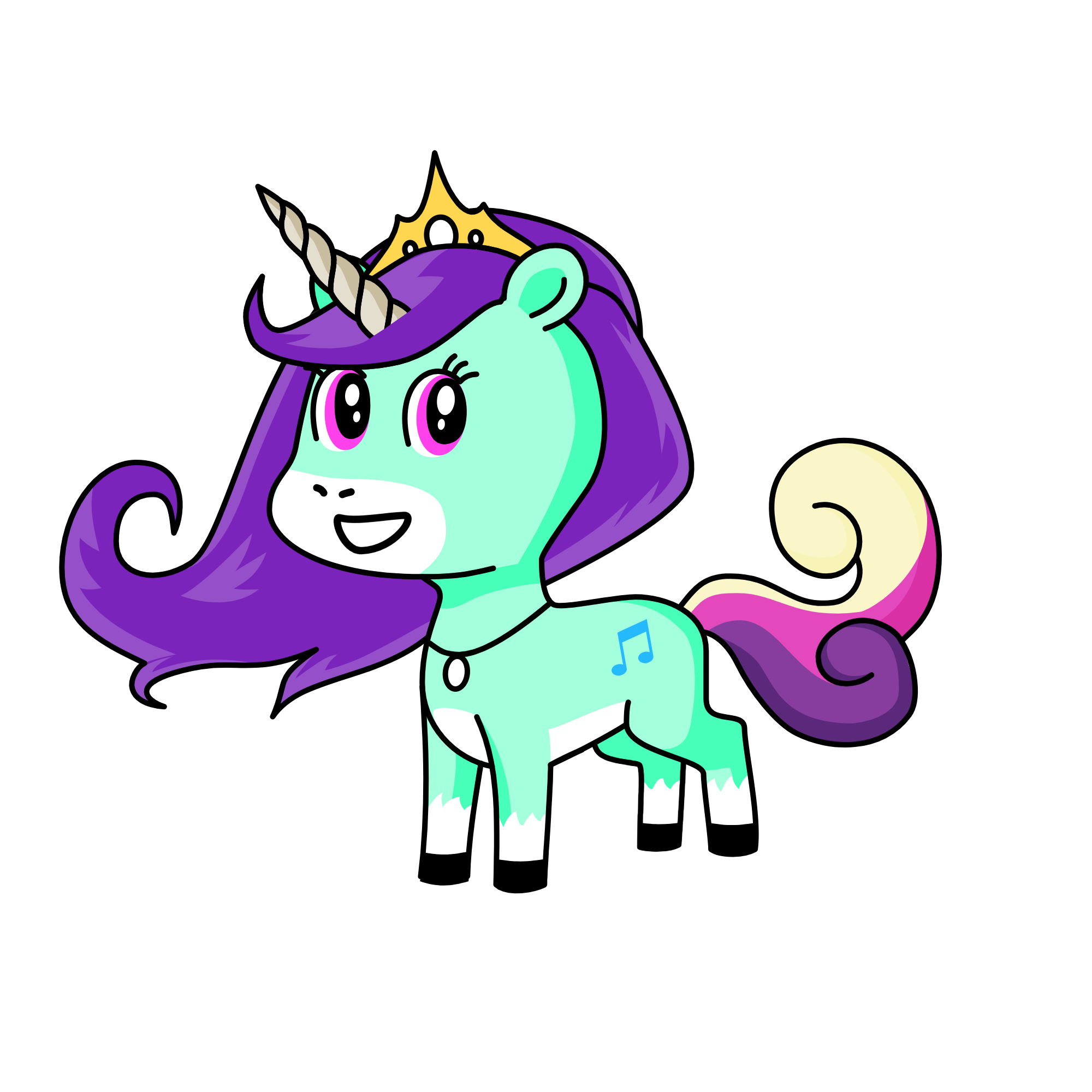 YURI, the unicorn