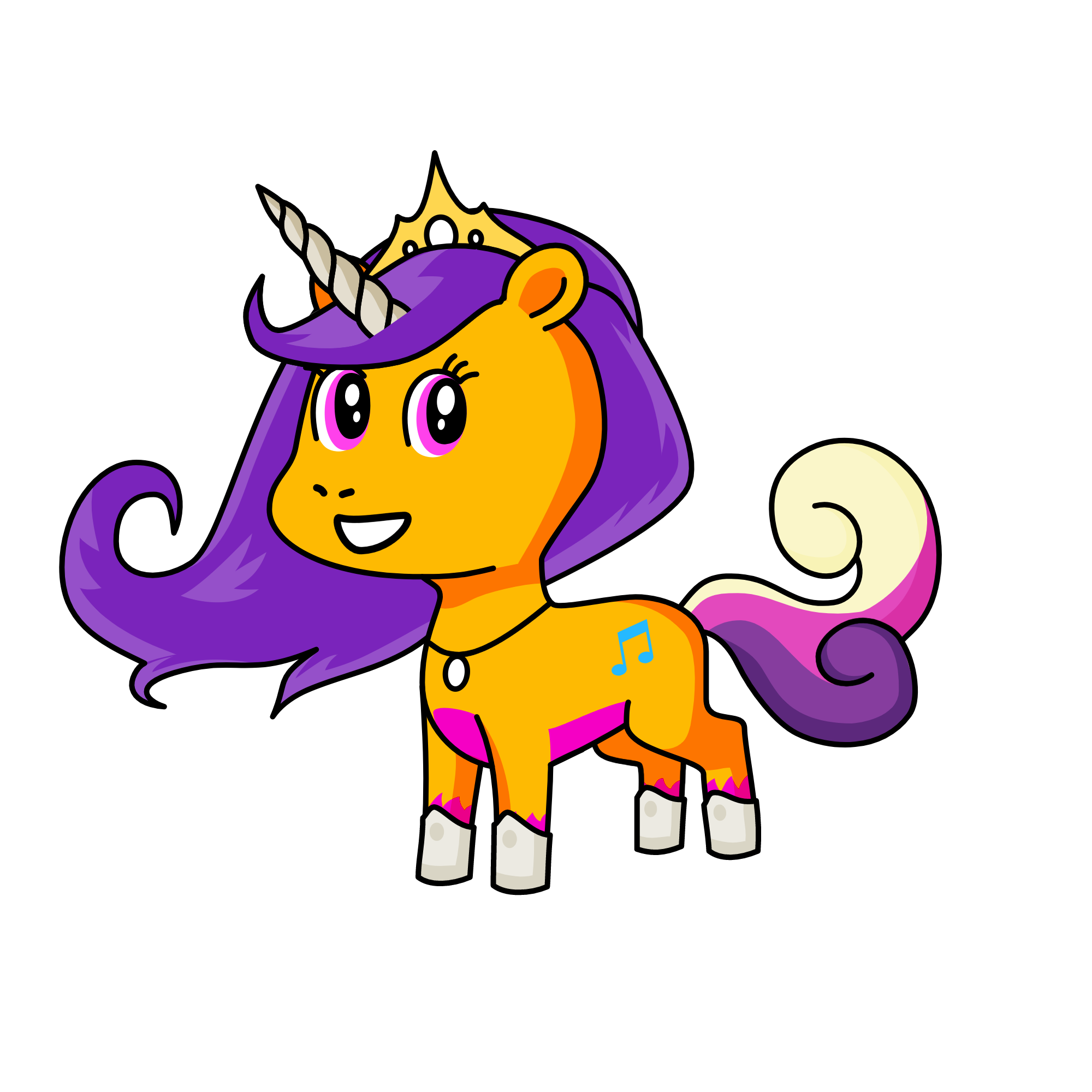 YURI, the unicorn