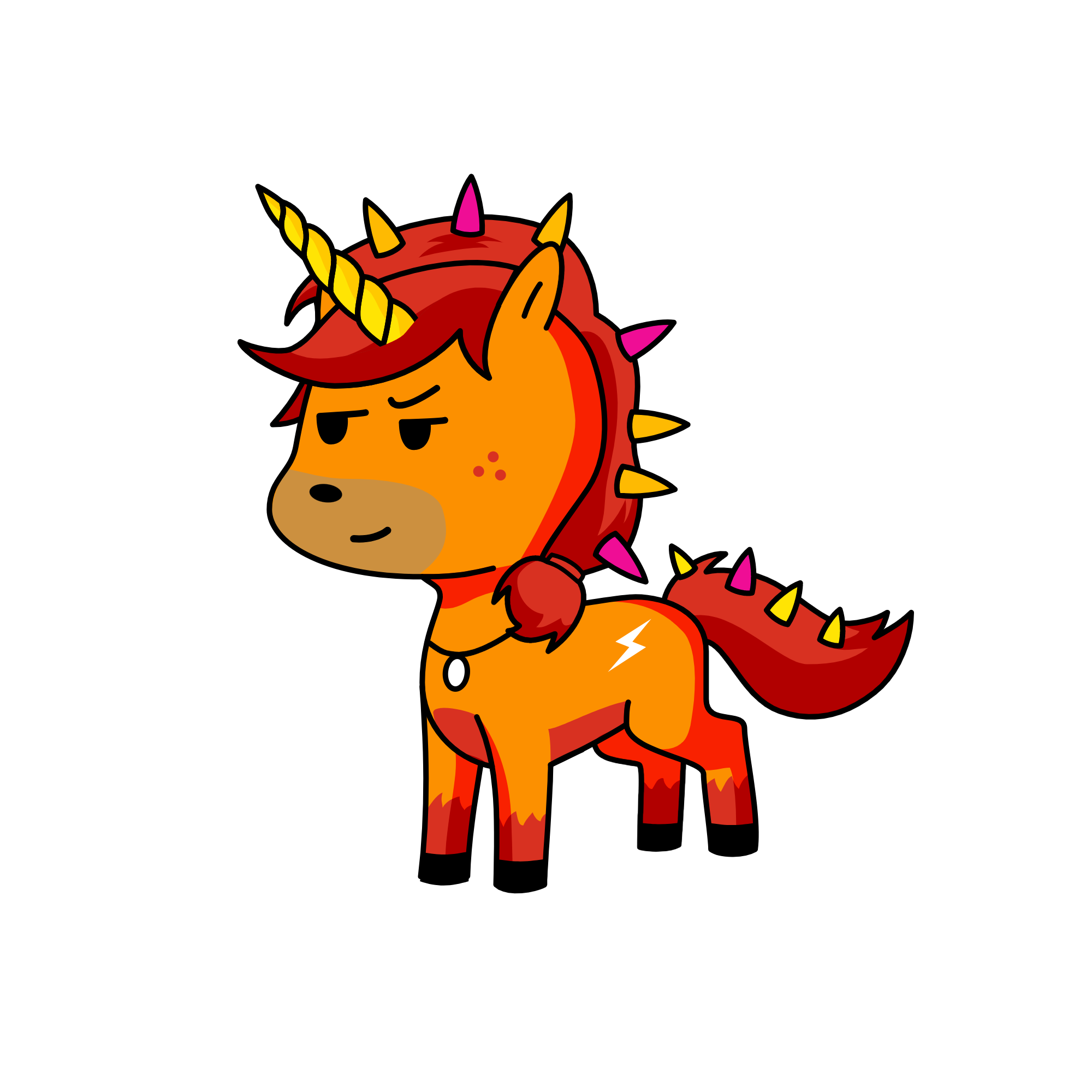 🏞️⚡🐺🐍, the unicorn