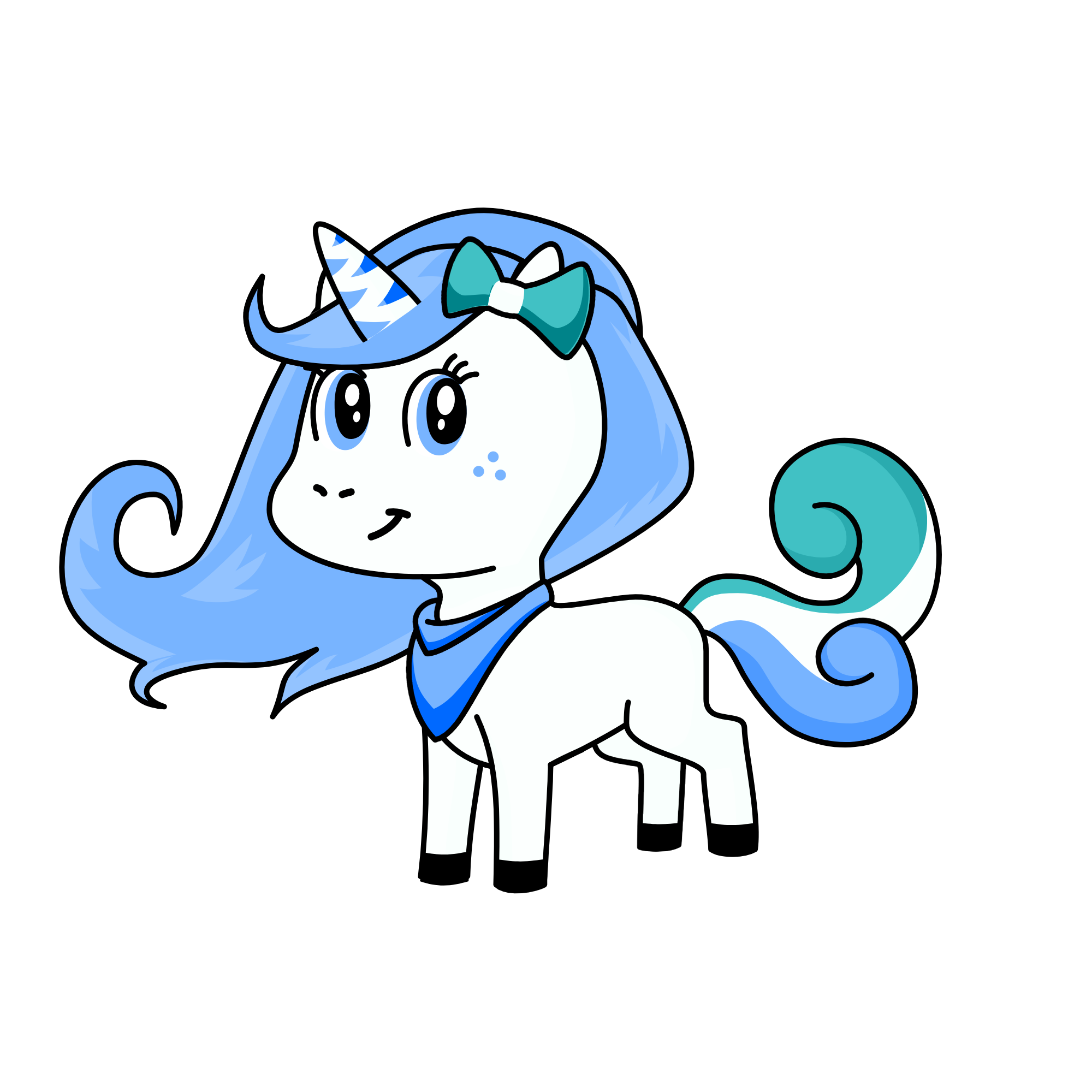 Nevuqui, the unicorn