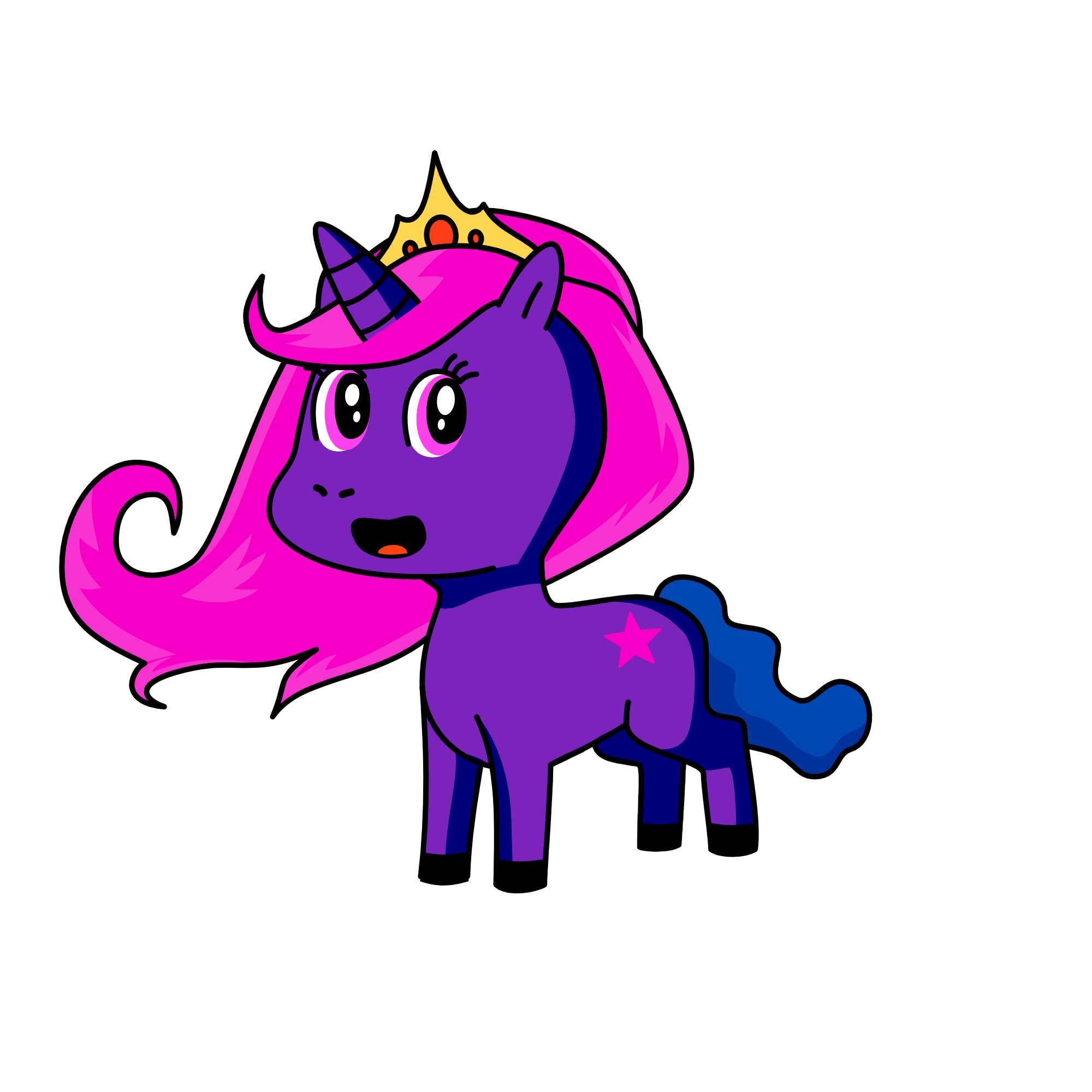 Tuailait sparkle, the unicorn