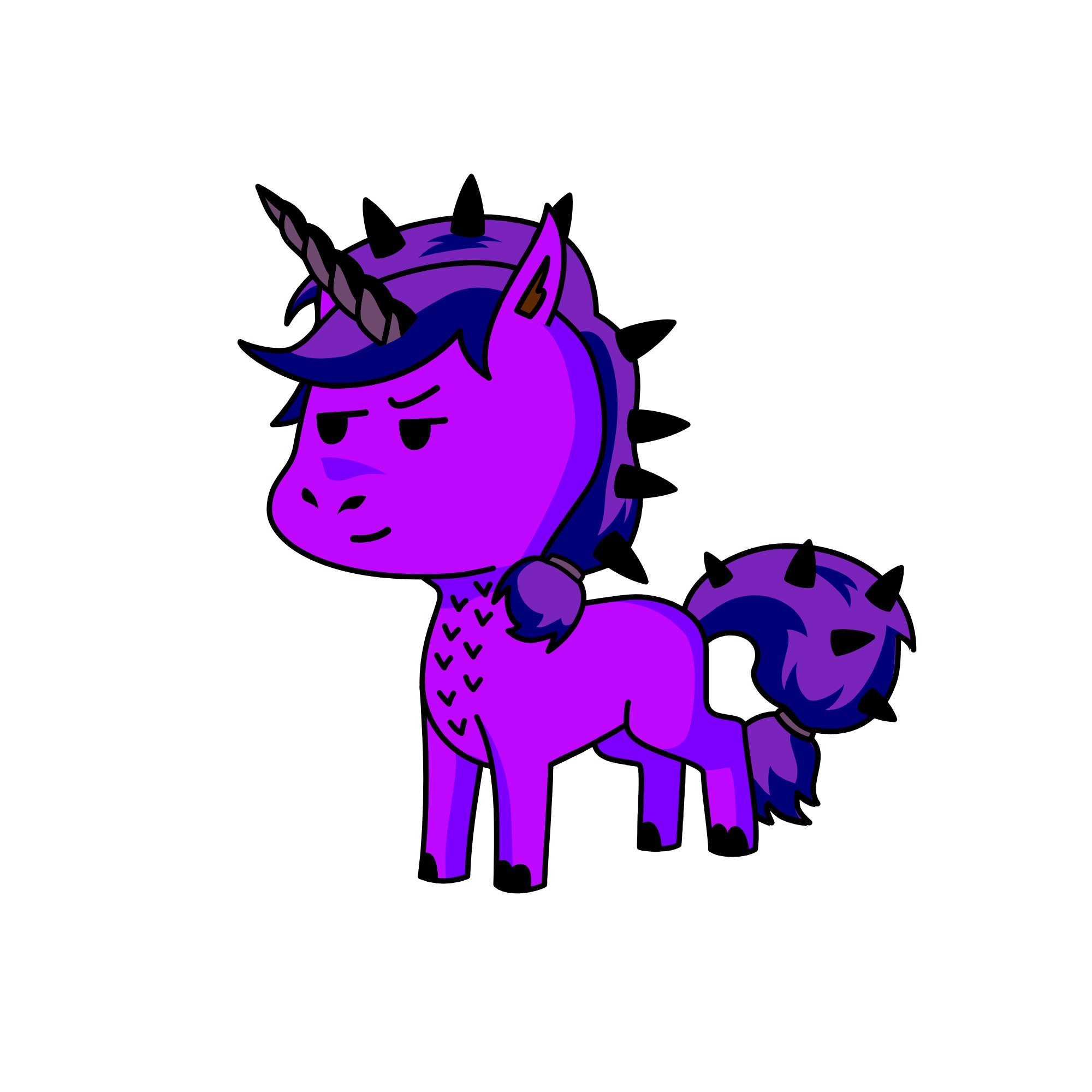 Tuesday Meow, the unicorn