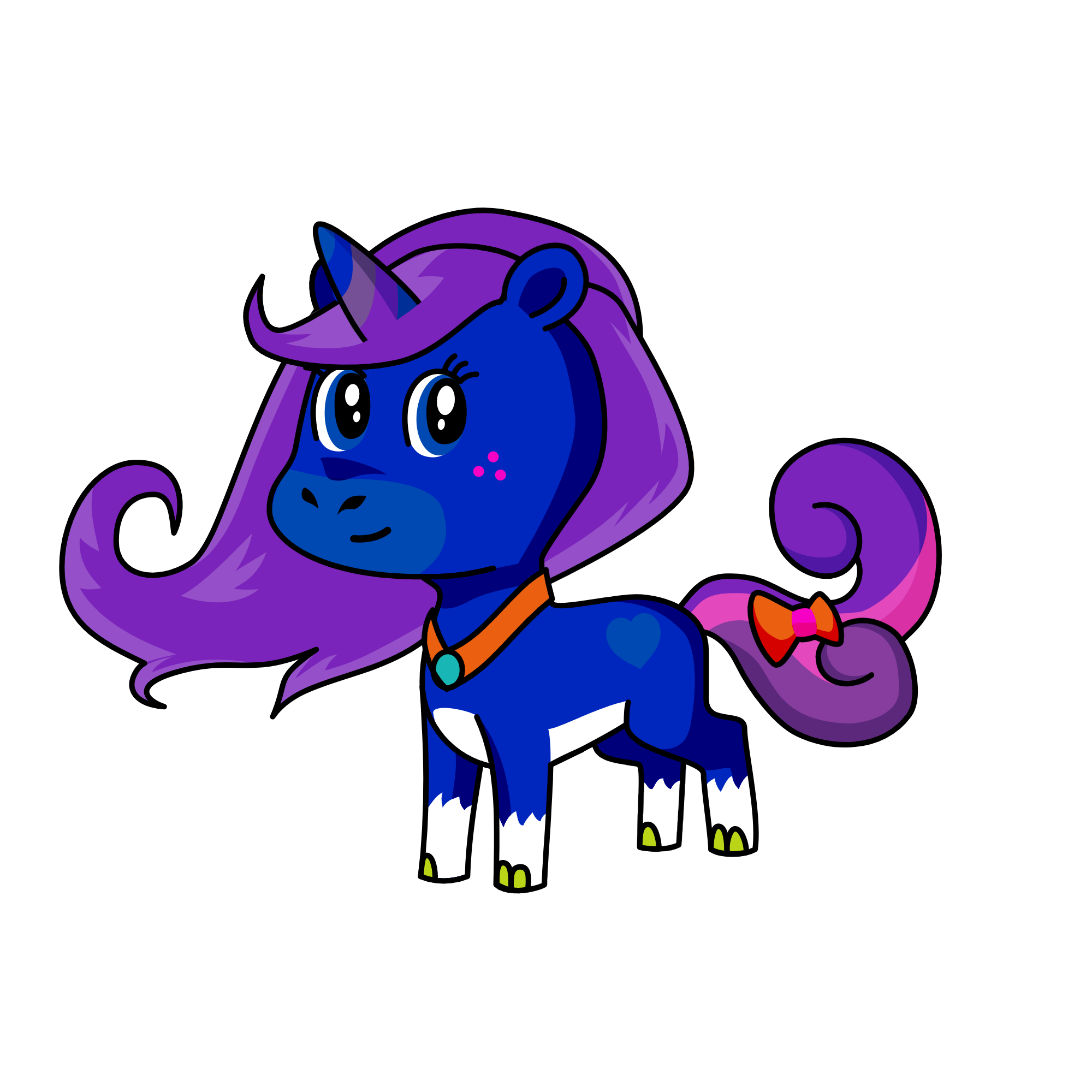 Princess luna, the unicorn